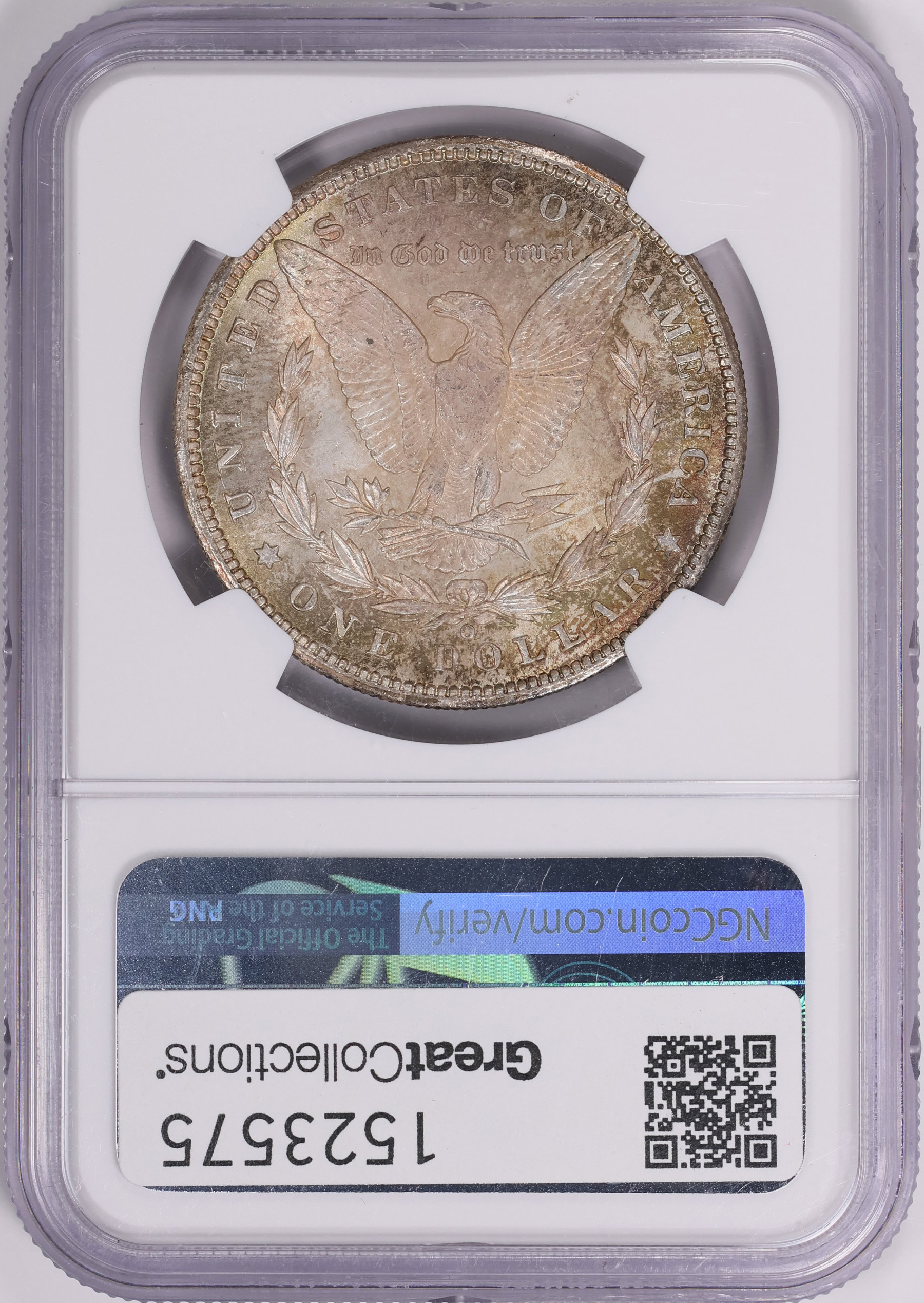 1900-O Morgan Silver Dollar NGC MS-66 (Toned) (Item 1523575