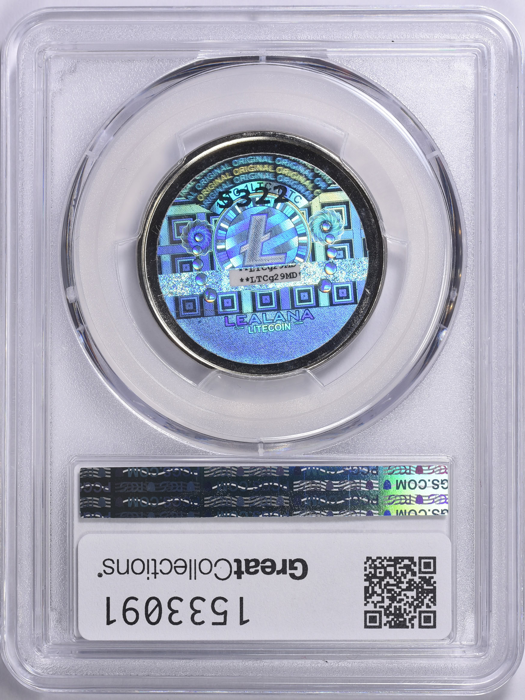 2013 Lealana Lealana Litecoin PCGS MS-65 (Item 1533091) | GreatCollections  Coin Auctions