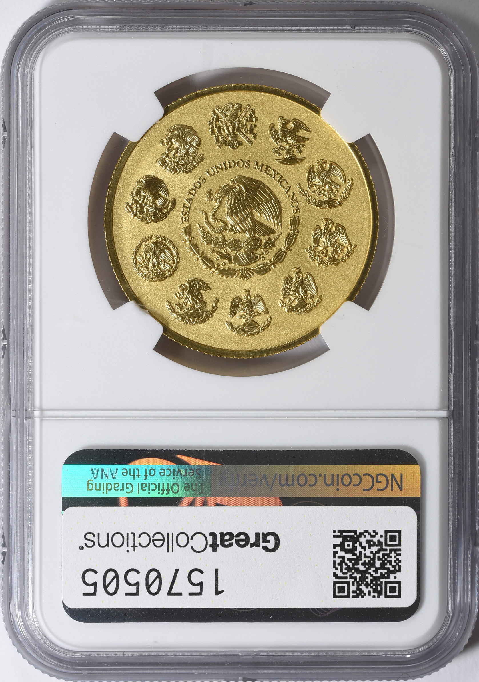 Mexico 2020-Mo Gold Onza Libertad Reverse Proof NGC Proof-70 (AGW