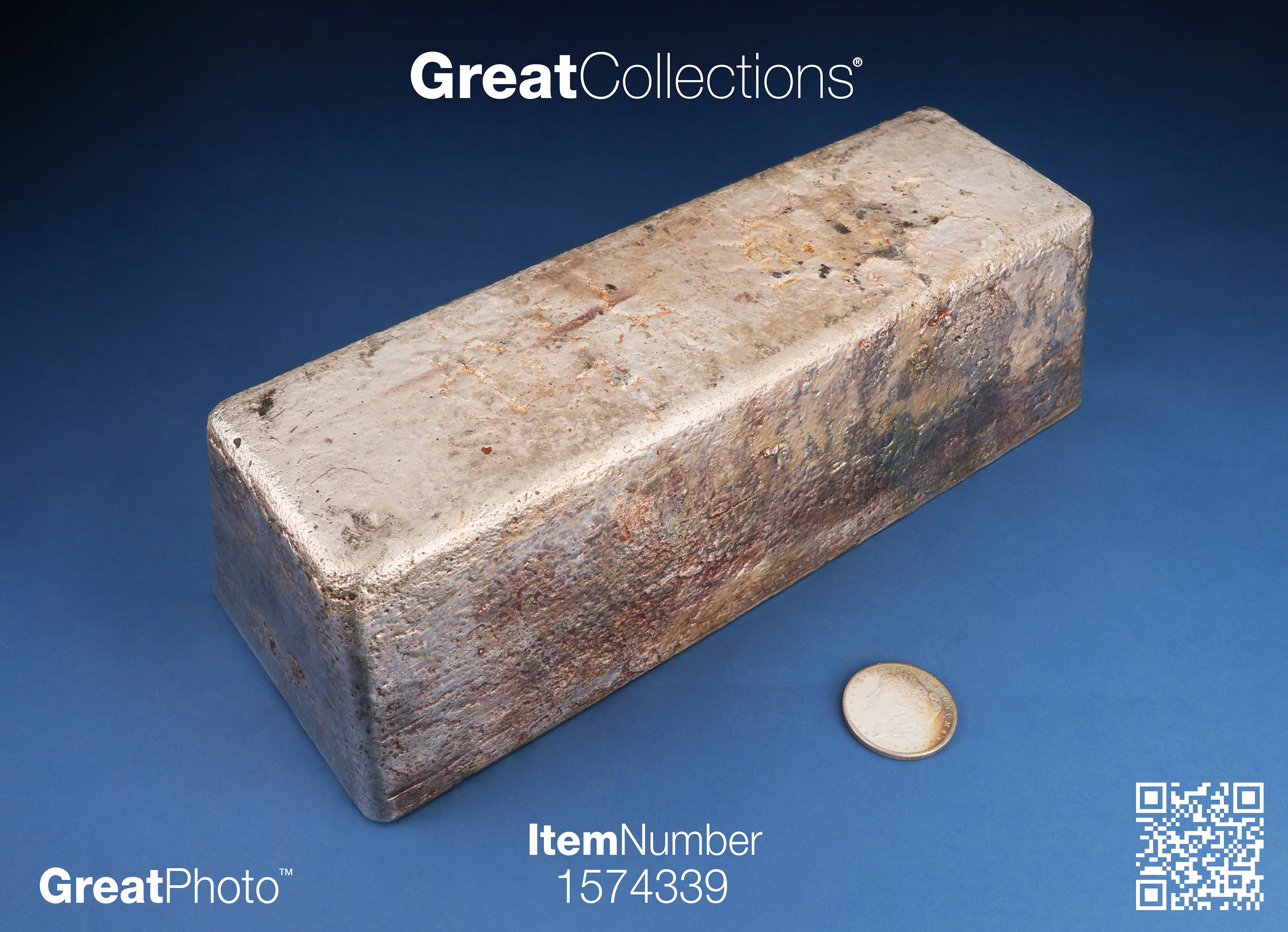2008 Massive Silver 1,018.5oz Johnson Matthey Ingot/Bar Uncertified ...