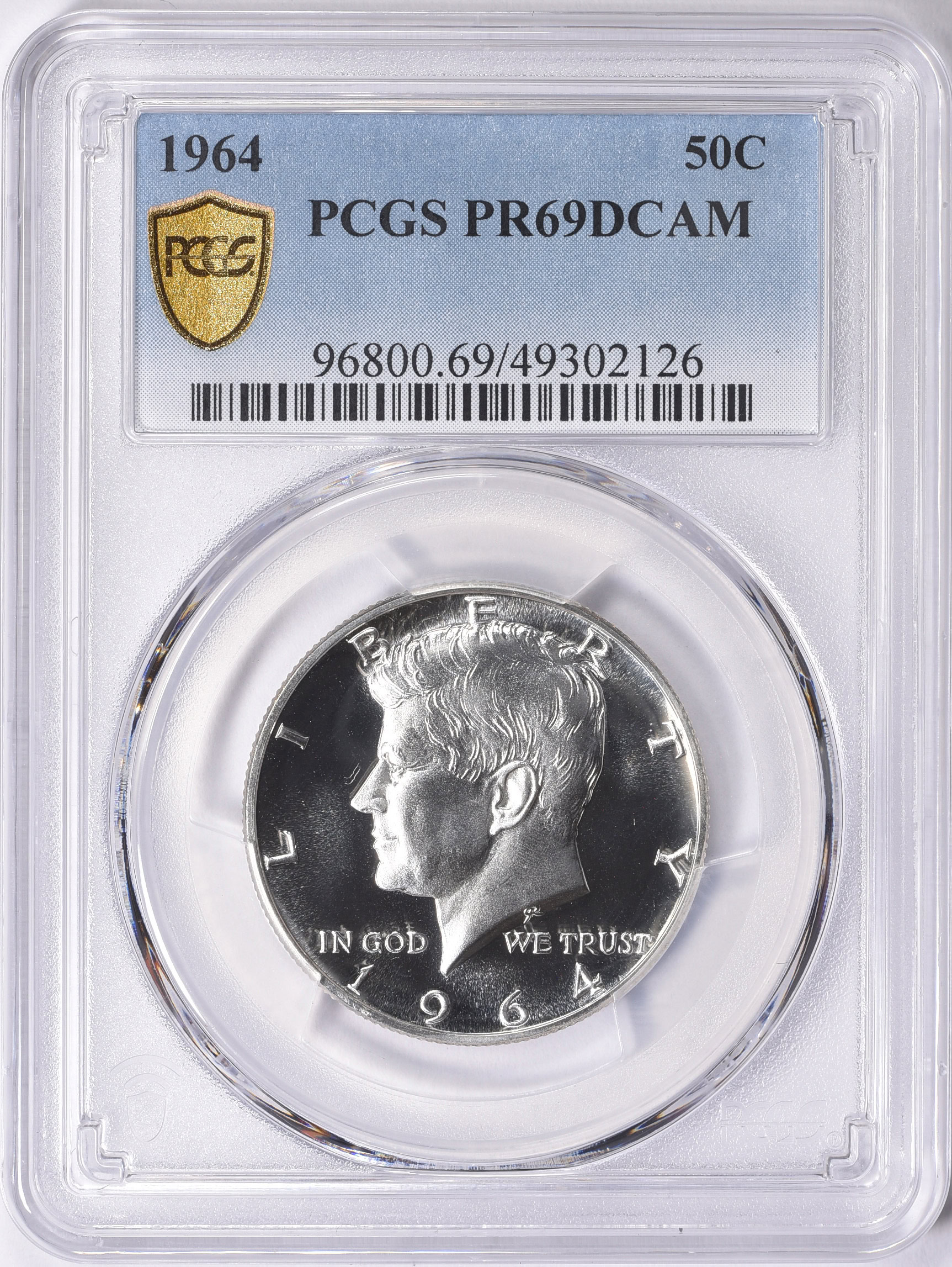 DAまとめおまけDA付き 1964 Kennedy Half Dollar PCGS Proof-69 DCAM (Item 1578446