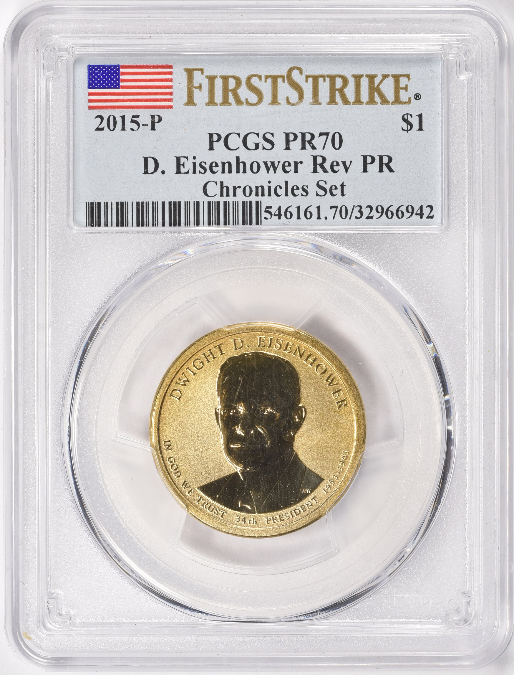 2015年 P アイゼンハワー大統領コイン＆クロニクルセット ? リバースプルーフシルバー AX2 楽天市場】2015