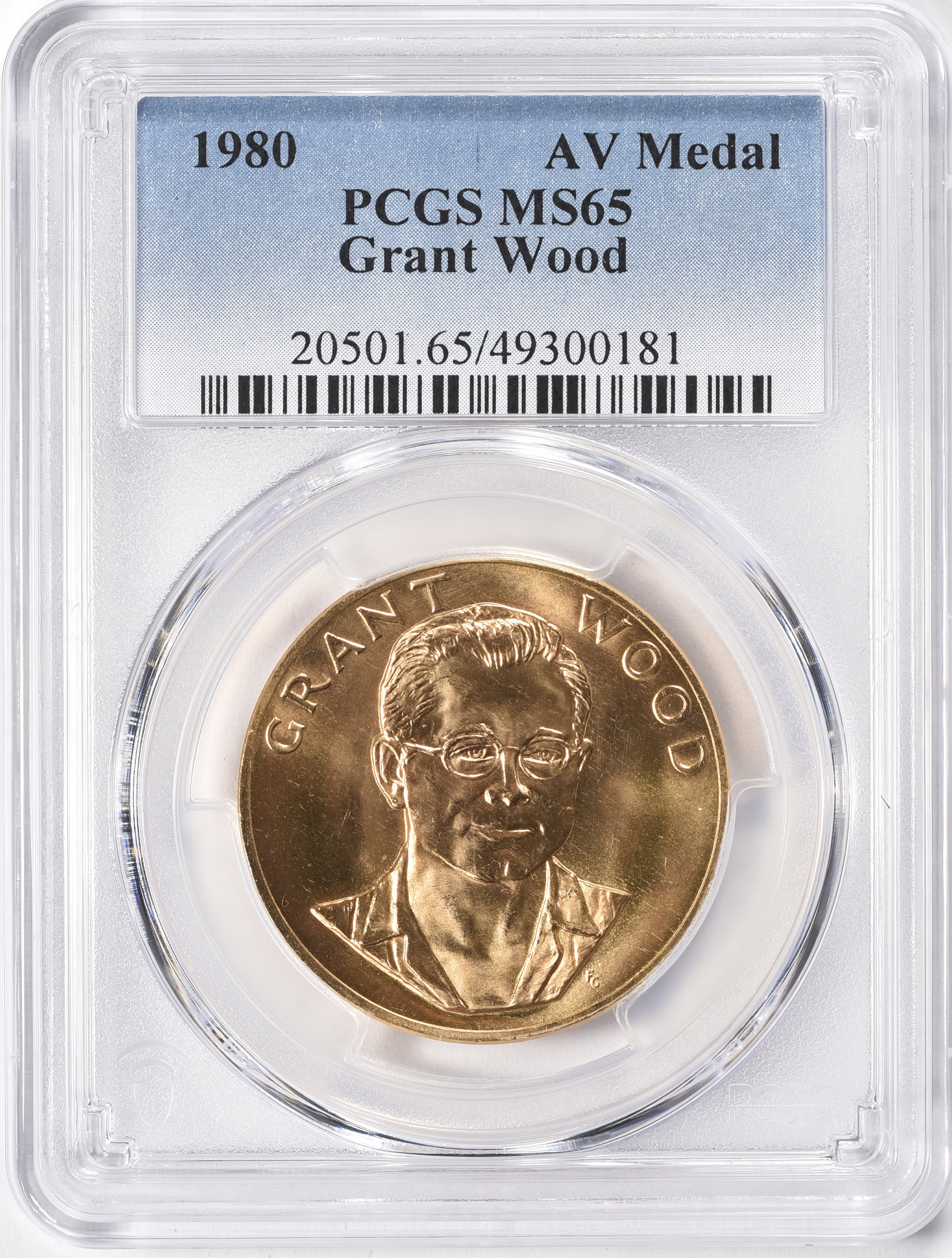 1980 Gold 1oz. American Arts Commemorative Series Grant Wood U.S.
