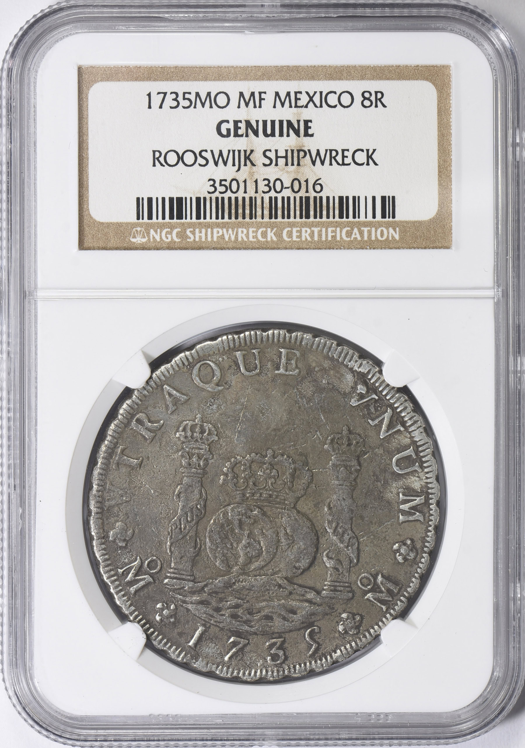 Mexico 1735-Mo MF Silver 8 Reales KM-103 NGC Genuine (Rooswijk ...