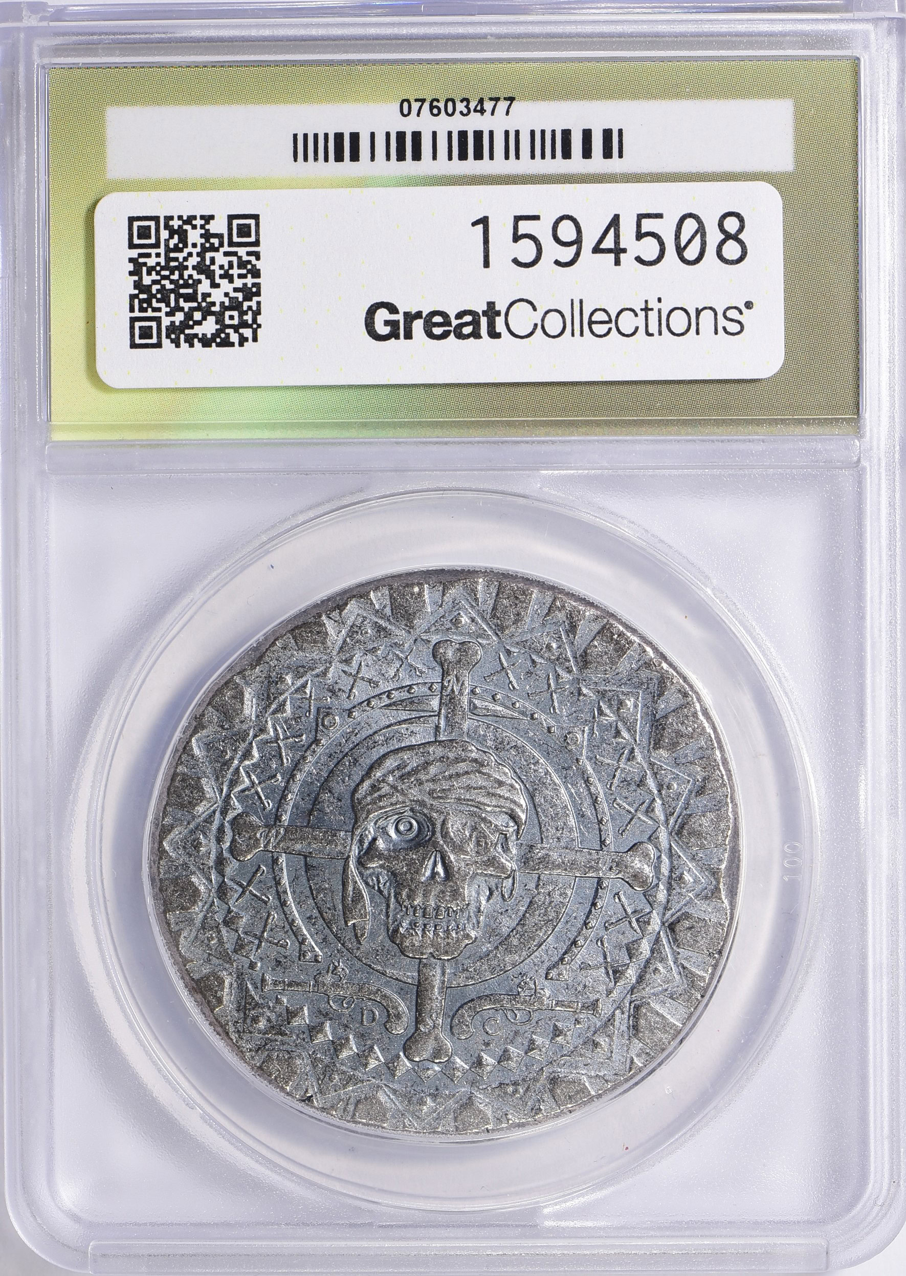 2017 Silver 1oz 1717 Whydah Pirate 8 Reales Daniel Carr Token