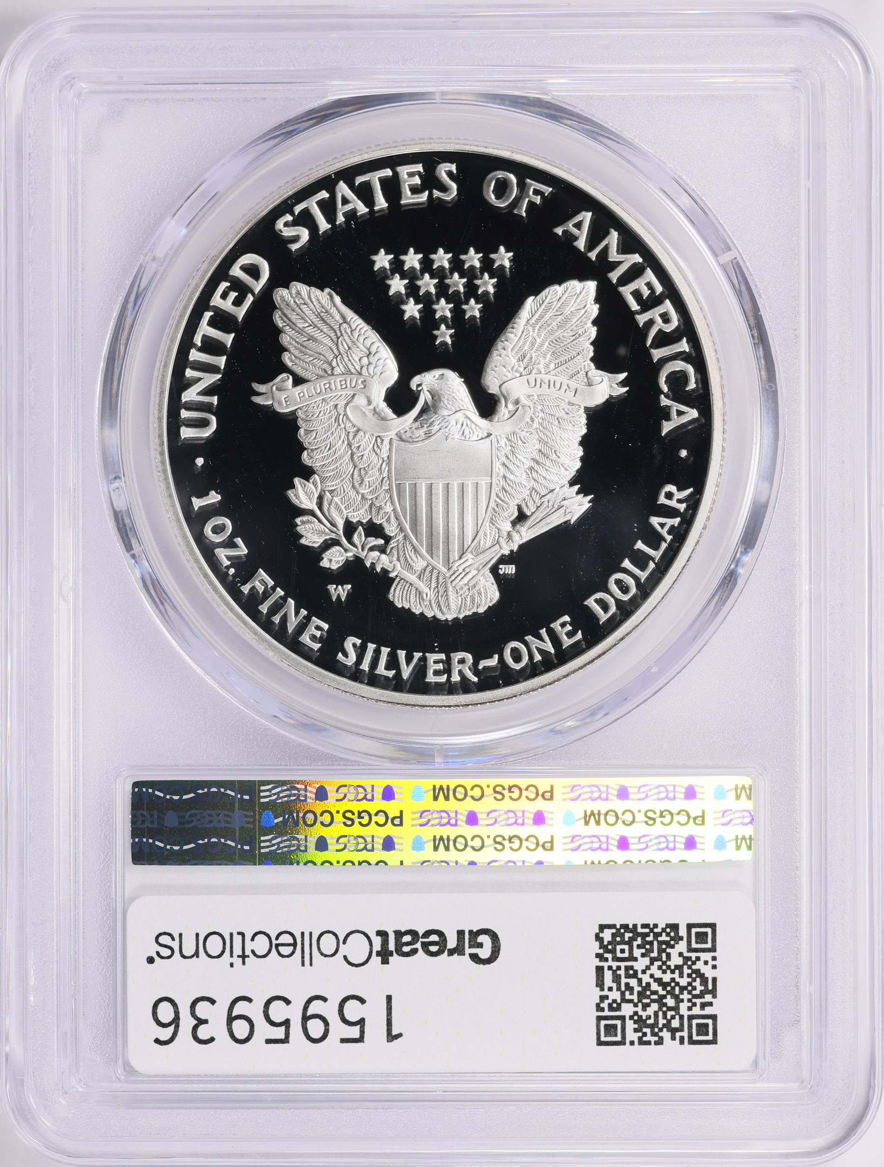 2003-W $1 Silver Eagle PCGS Proof-70 DCAM (Item 1595936