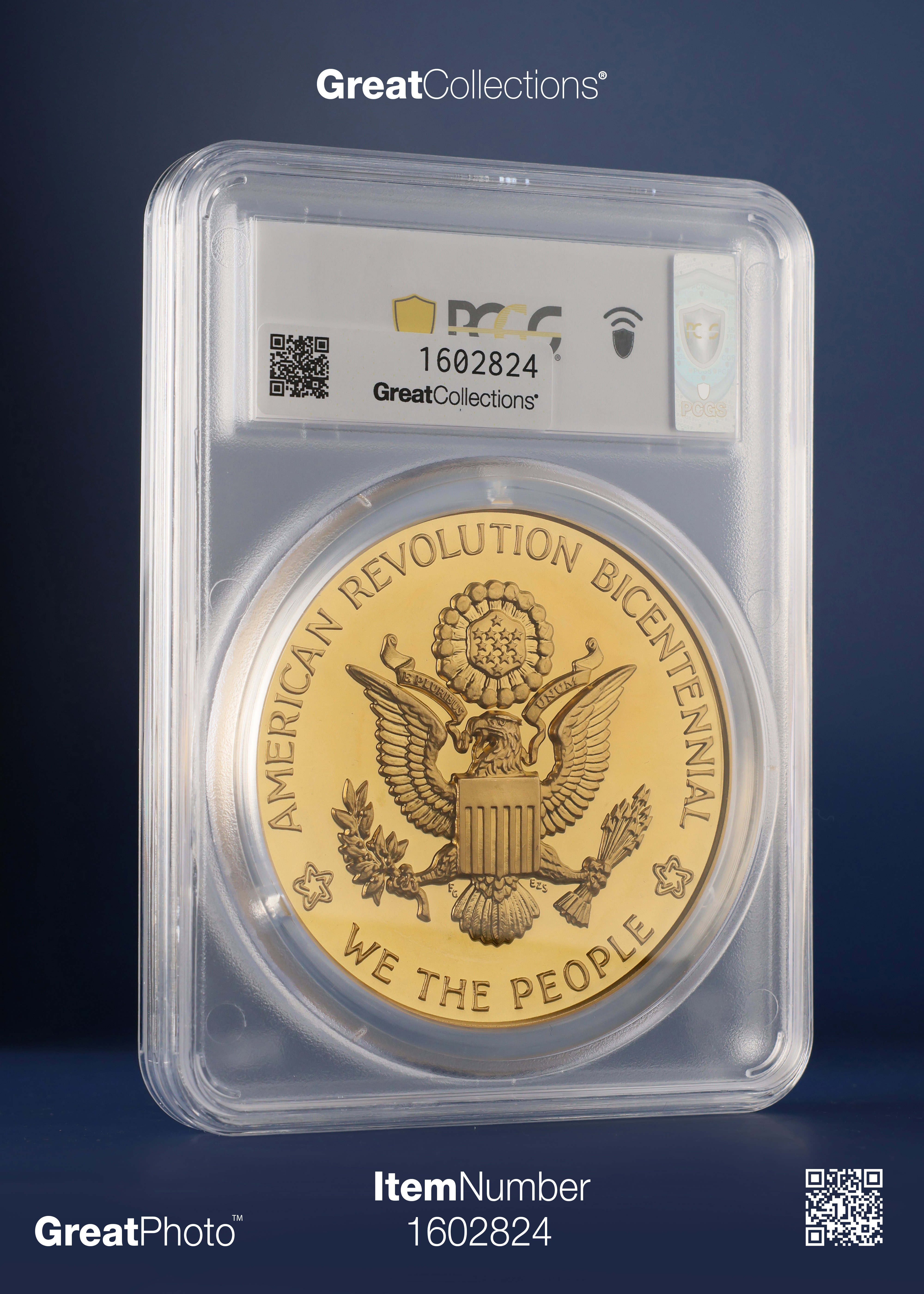 1976 U.S. Mint Medal National Bicentennial Gold Medal American