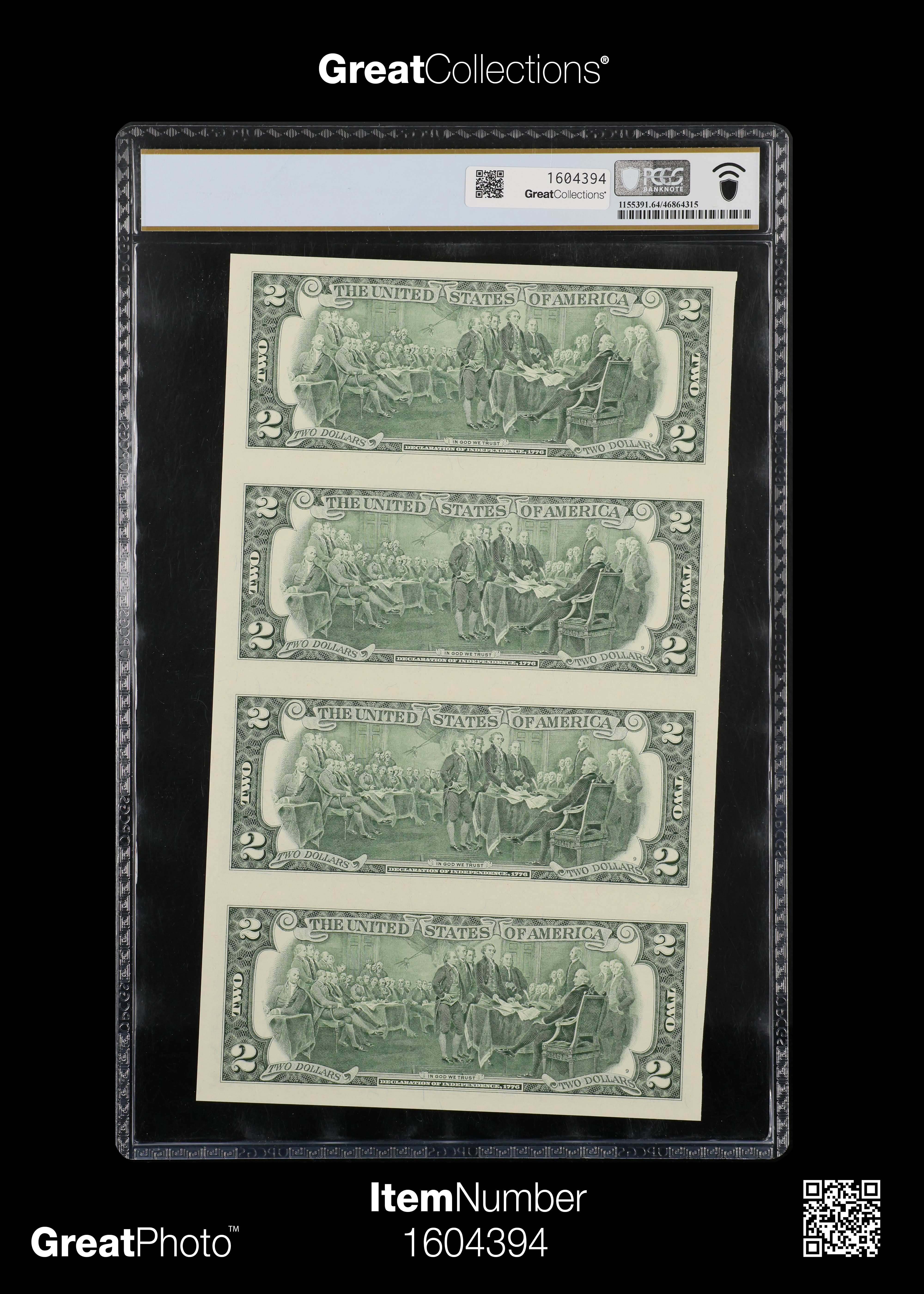 Fr. 1939-K (KE Block) 2009 $2 Dallas Federal Reserve BEP Issued Uncut ...