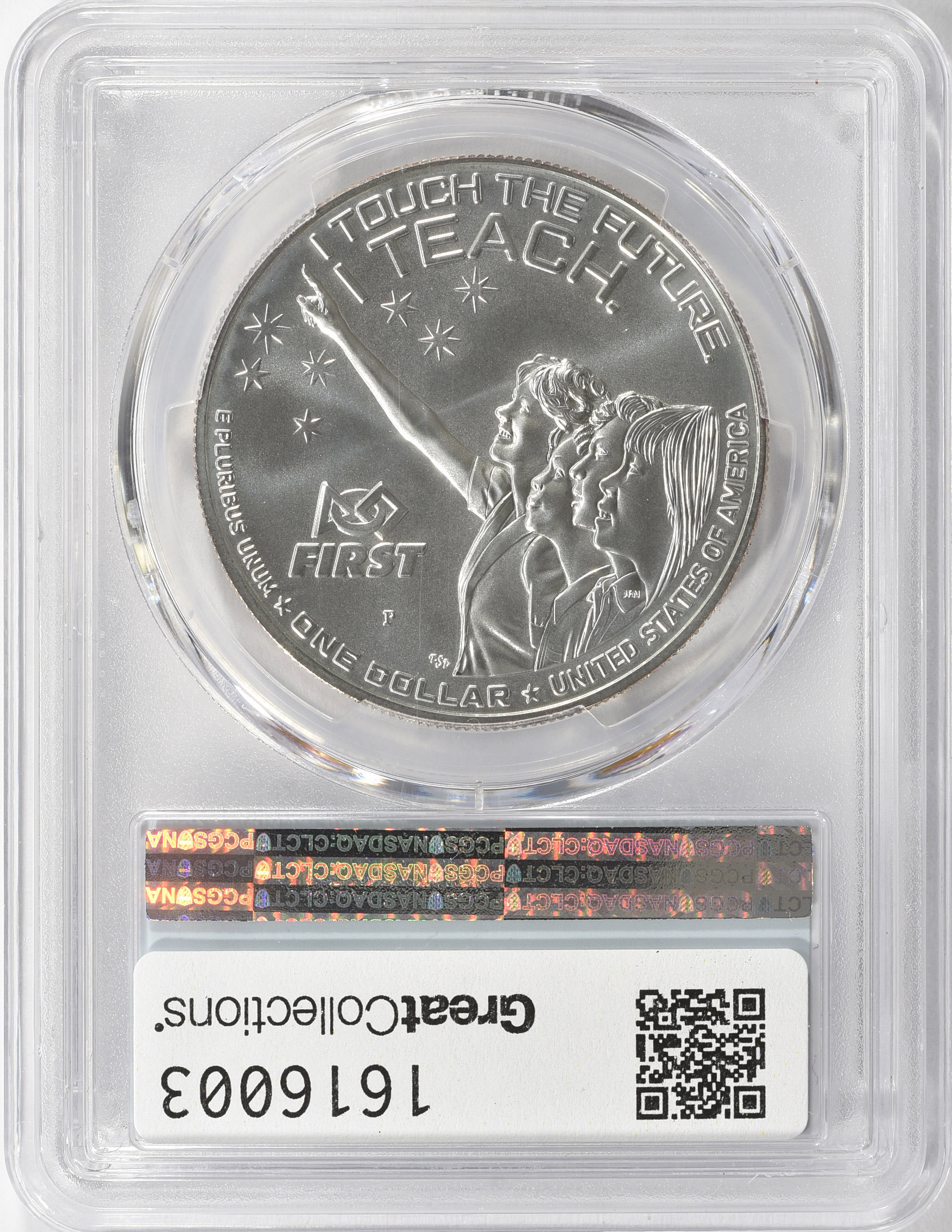 2021-P Christa McAuliffe Silver Dollar First Strike PCGS MS-70