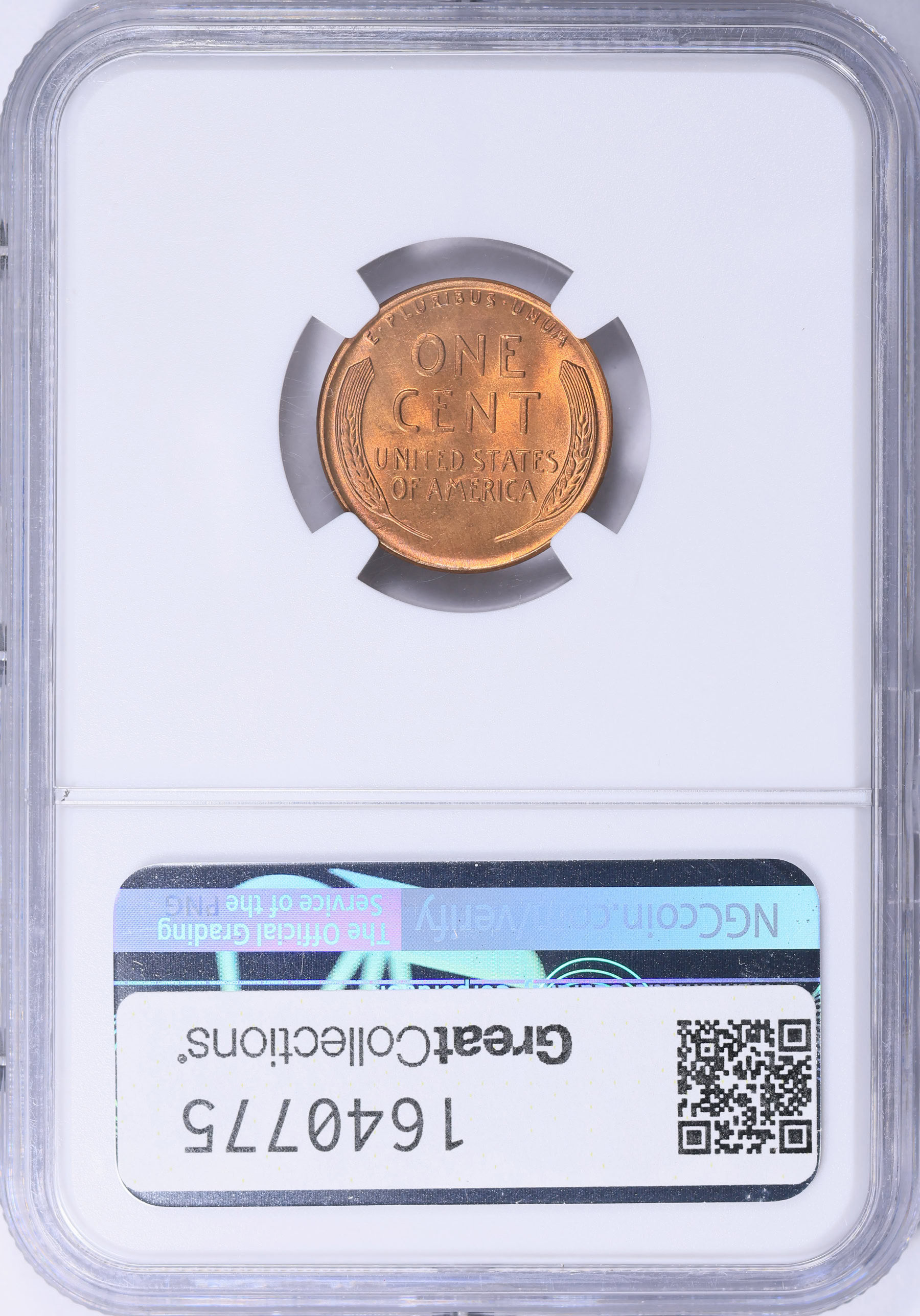 1954 Lincoln Cent NGC MS-67 RD (Item 1640775) | GreatCollections