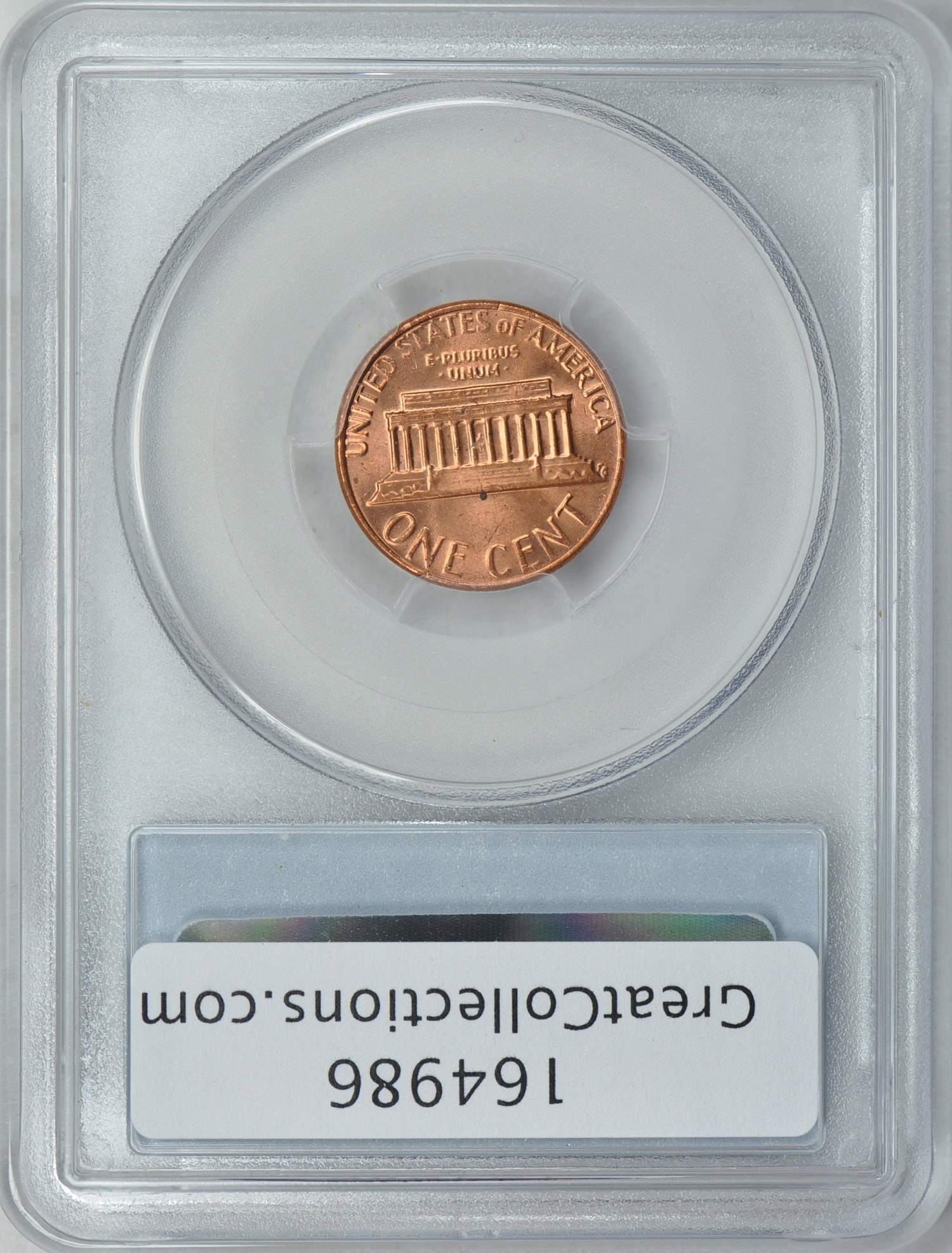 1982 Lincoln Cent Bronze. Small Date PCGS MS-64 RD (Item 164986