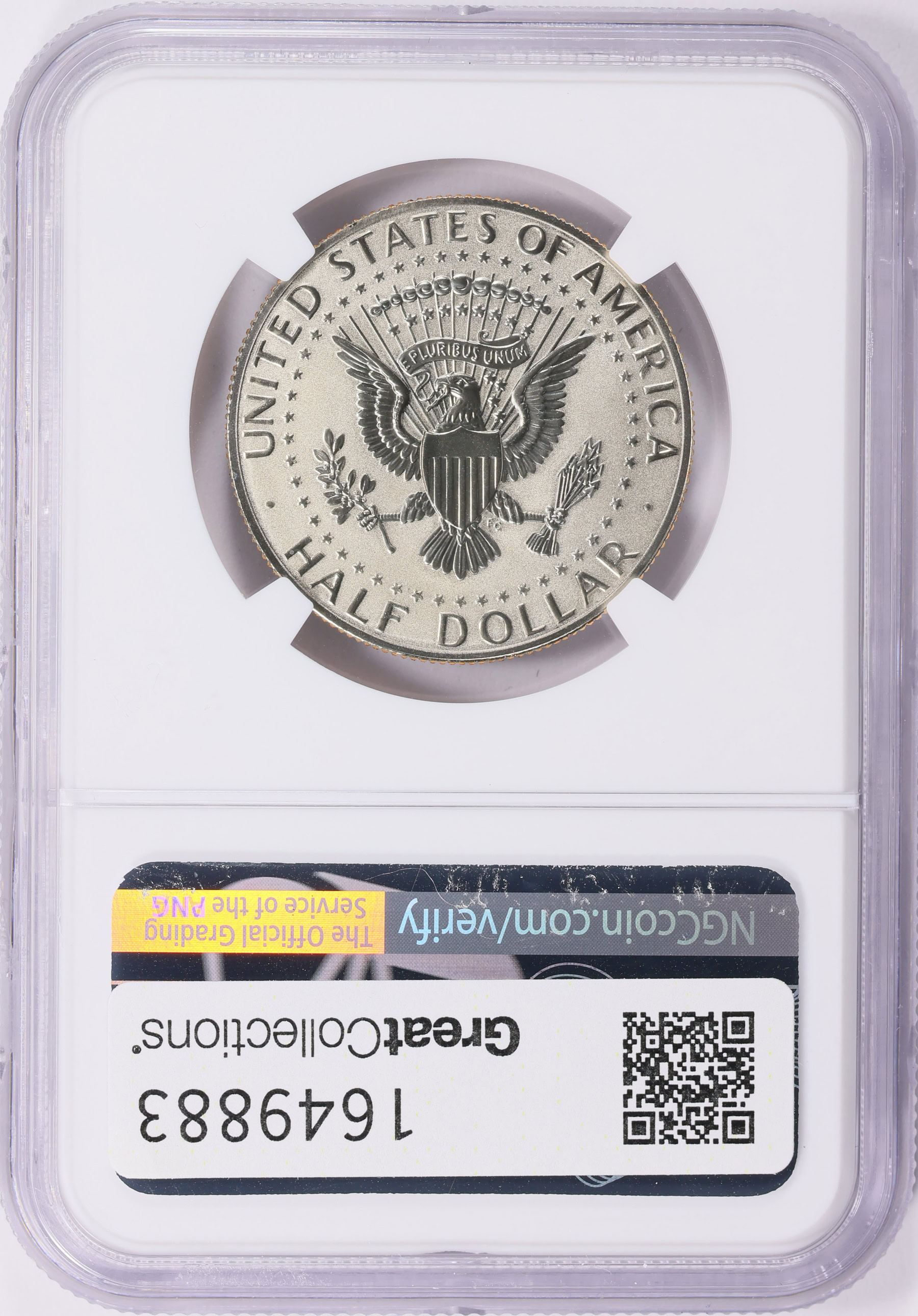 2019-S Kennedy Half Dollar Enhanced Reverse Proof (From the Apollo 11 ...