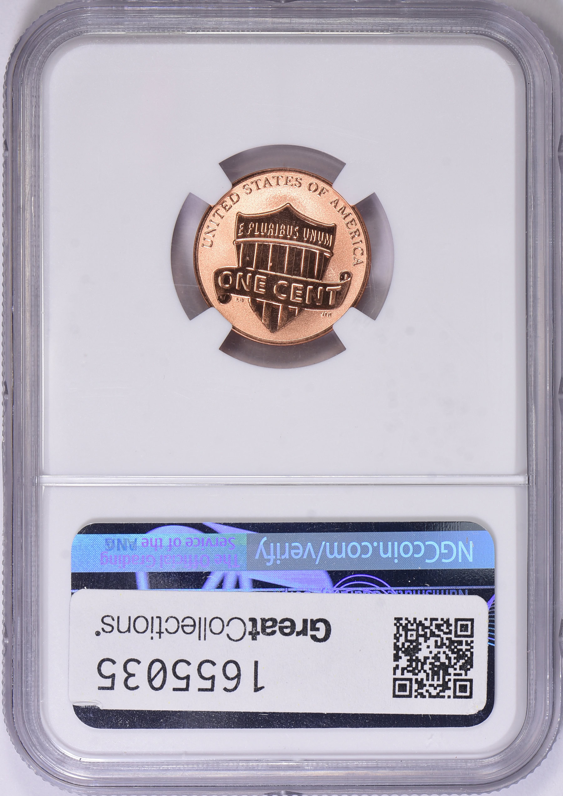 2019-W Lincoln Cent Shield Reverse Proof First Day of Issue NGC Proof ...