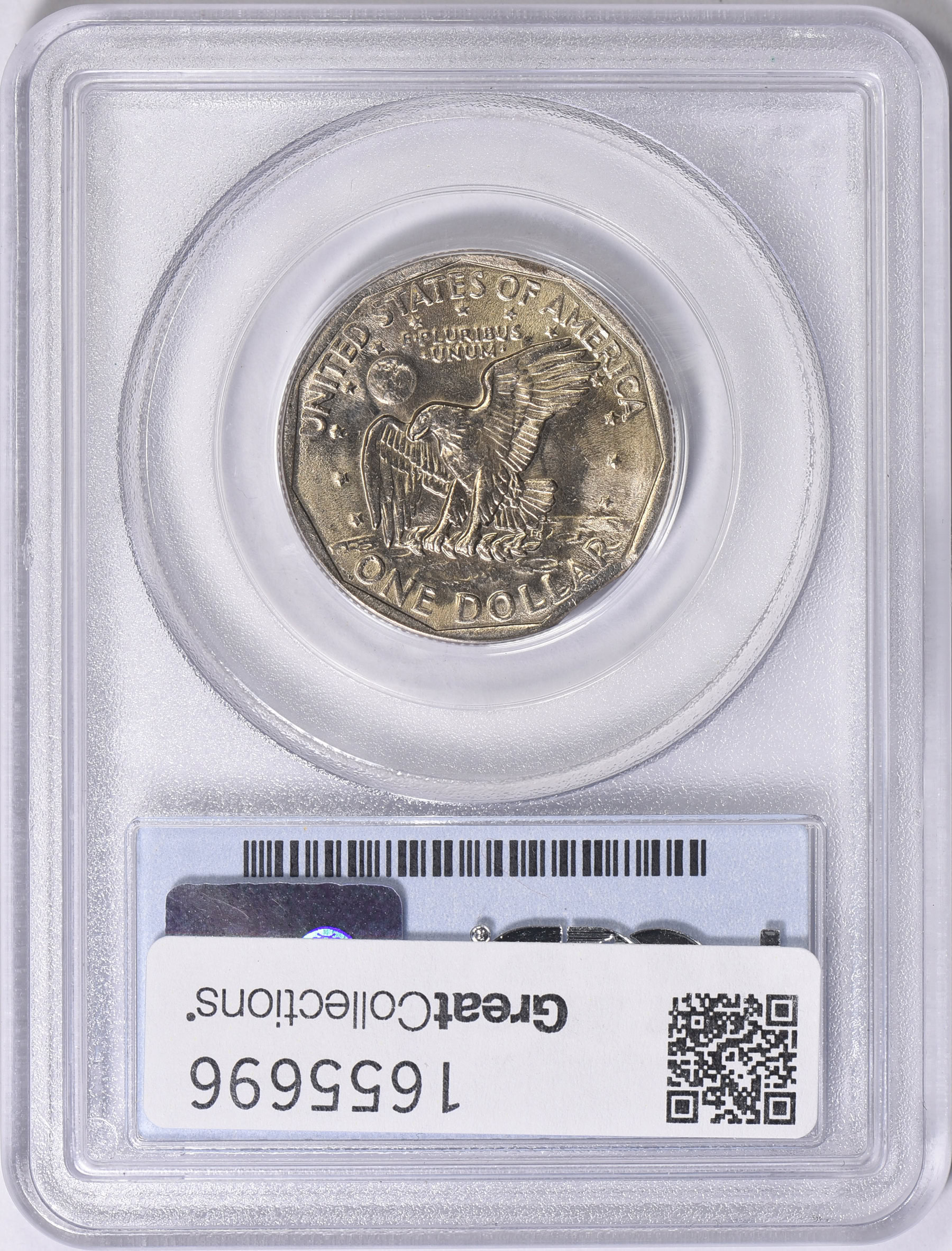 Mint Error 1980-S Susan B. Anthony Dollar 3% Clipped Planchet PCGS