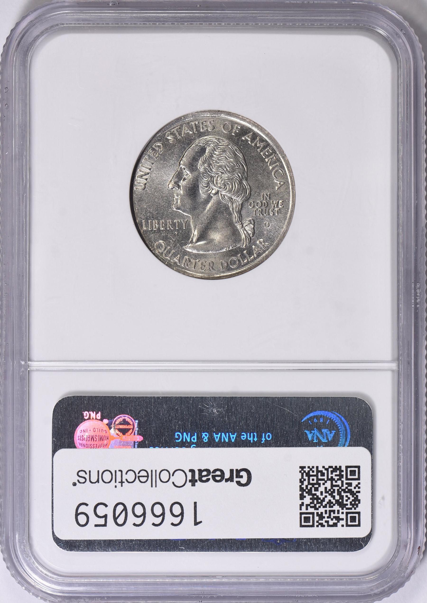 Mint Error 2003-D State Quarter Illinois on Elliptical Planchet