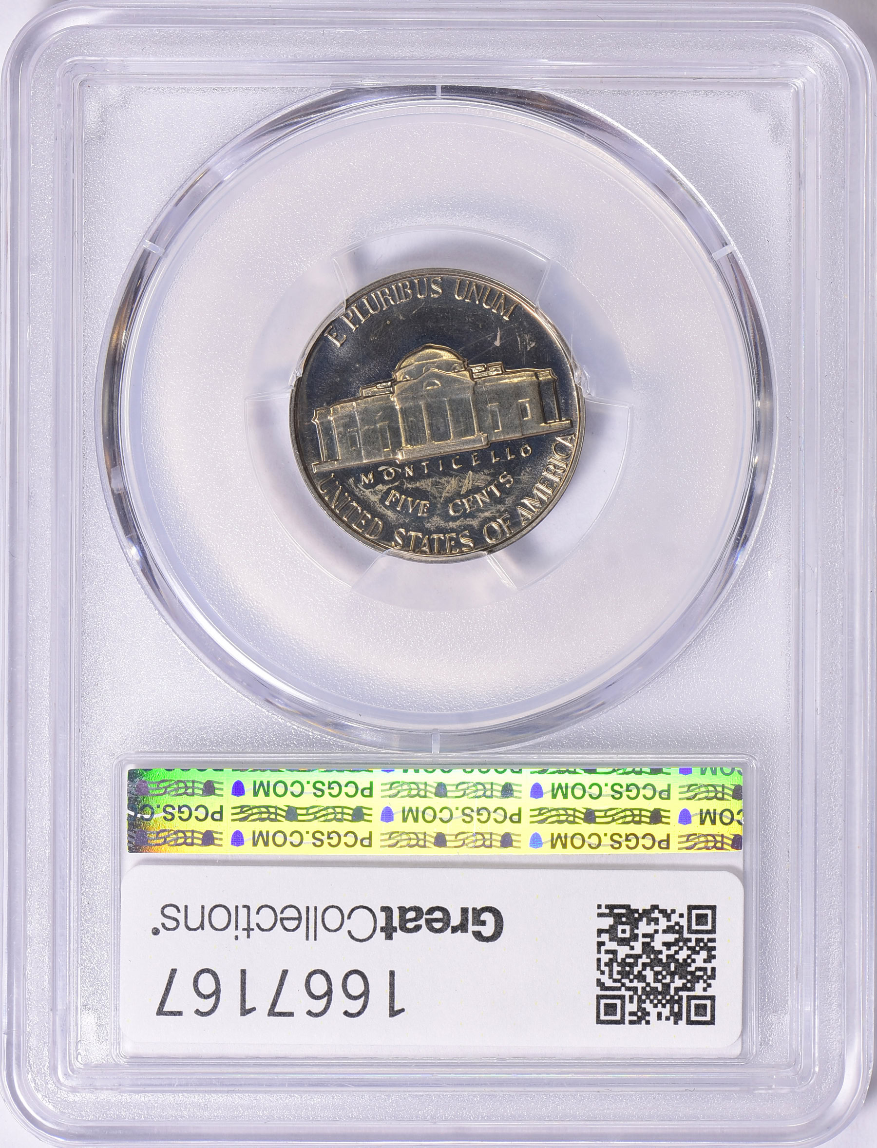 1964 Jefferson Nickel Tripled Die Reverse FS-801 PCGS Proof-66