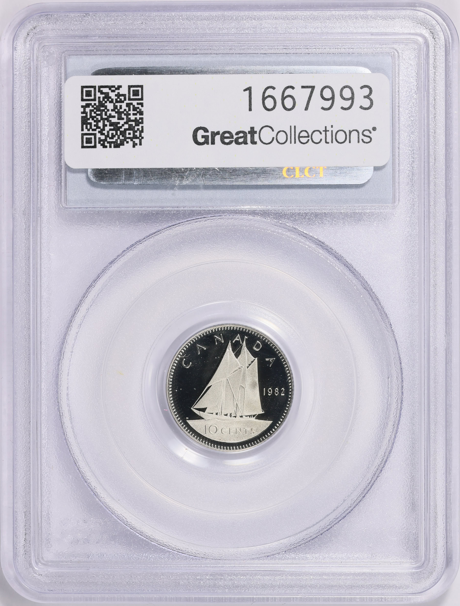 Canada 1982 10 Cents KM-77.1 PCGS Proof-69 DCAM (Item 1667993 ...