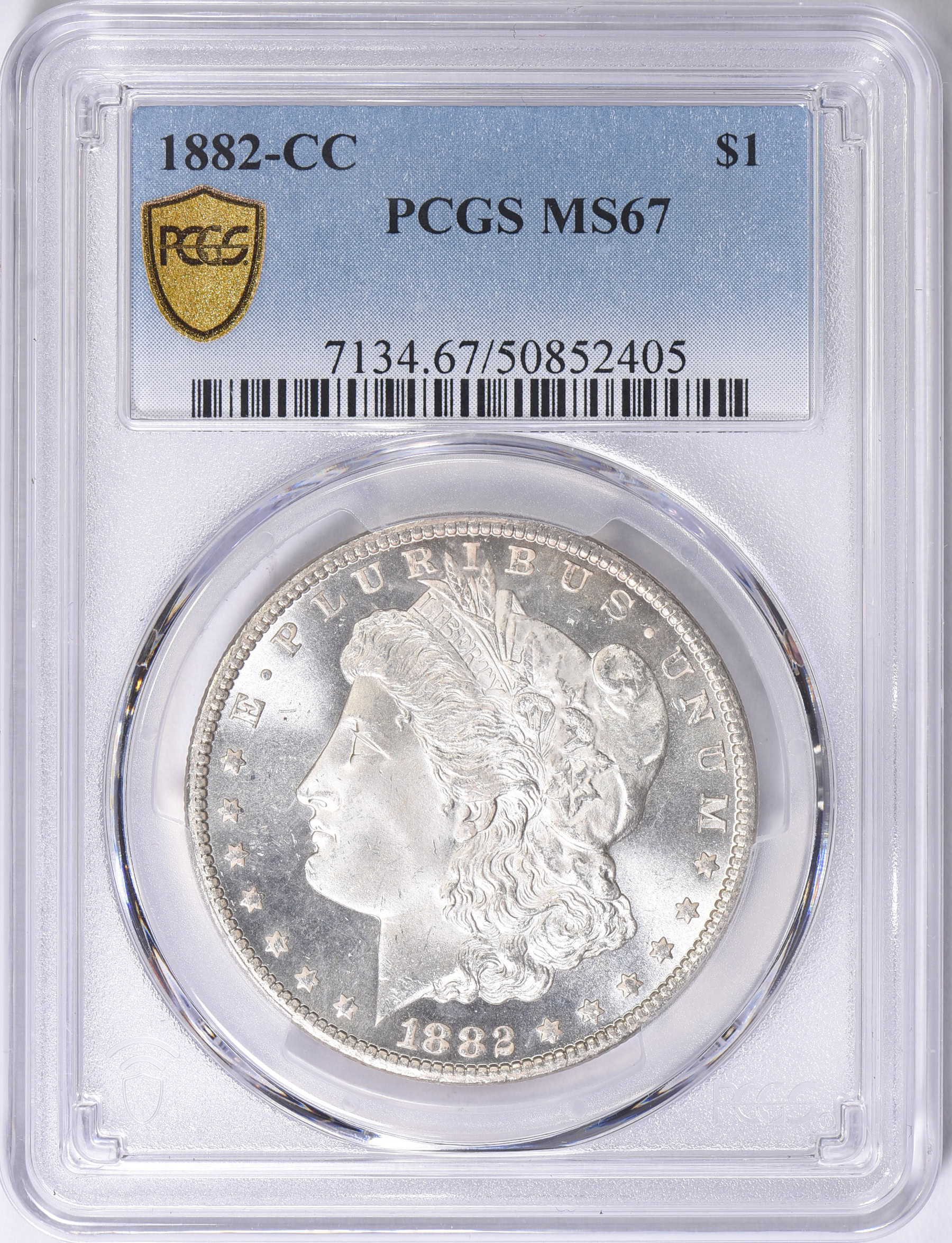 1882-CC Morgan Silver Dollar PCGS MS-67 (Item 1671808