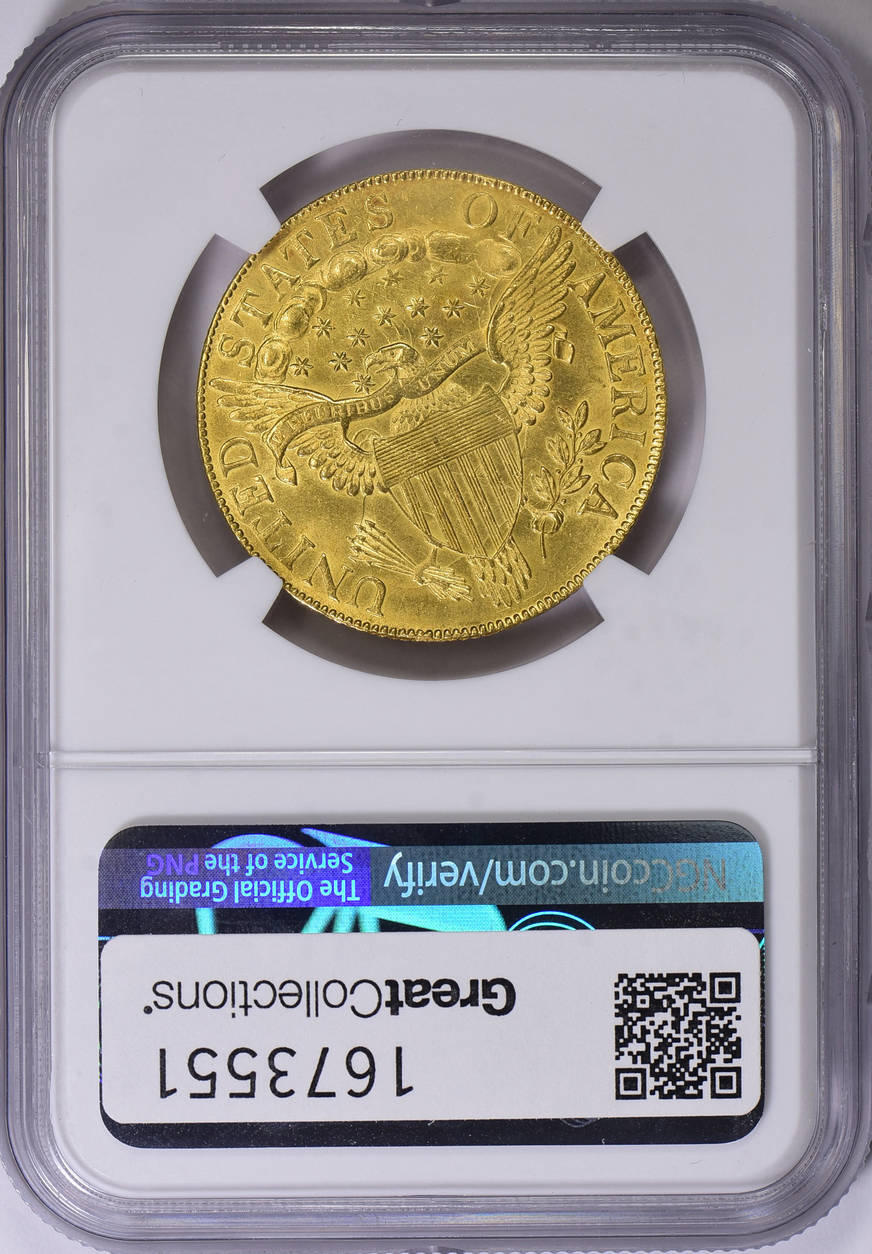 1803 Capped Bust Gold Eagle Small Stars Reverse NGC MS-61 (Item 1673551 ...
