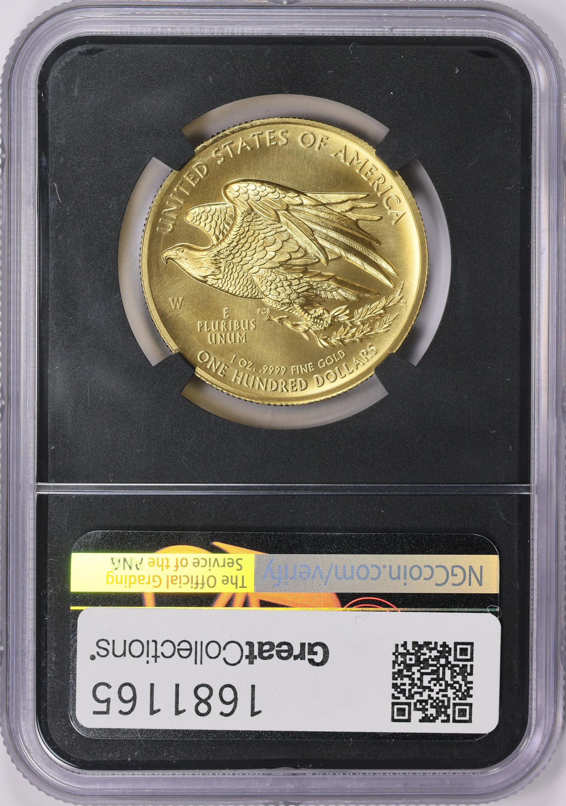 2015-W America Liberty High Relief $100 Gold NGC MS-70 (Anna