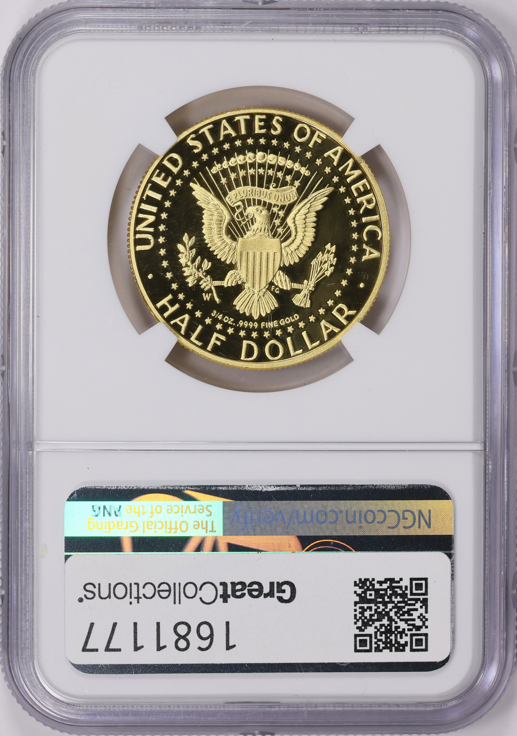 2014-W John F. Kennedy Gold Half Dollar 50th Anniversary First Day