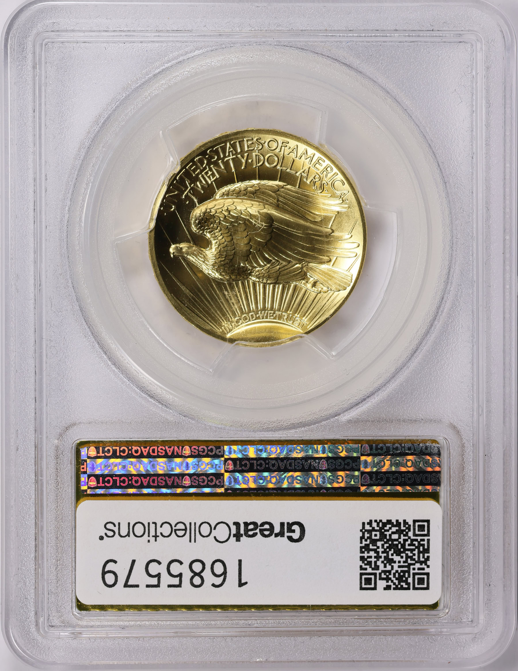 2009 MMIX Ultra High Relief $20 Gold PCGS MS-70 (Gold Foil Label