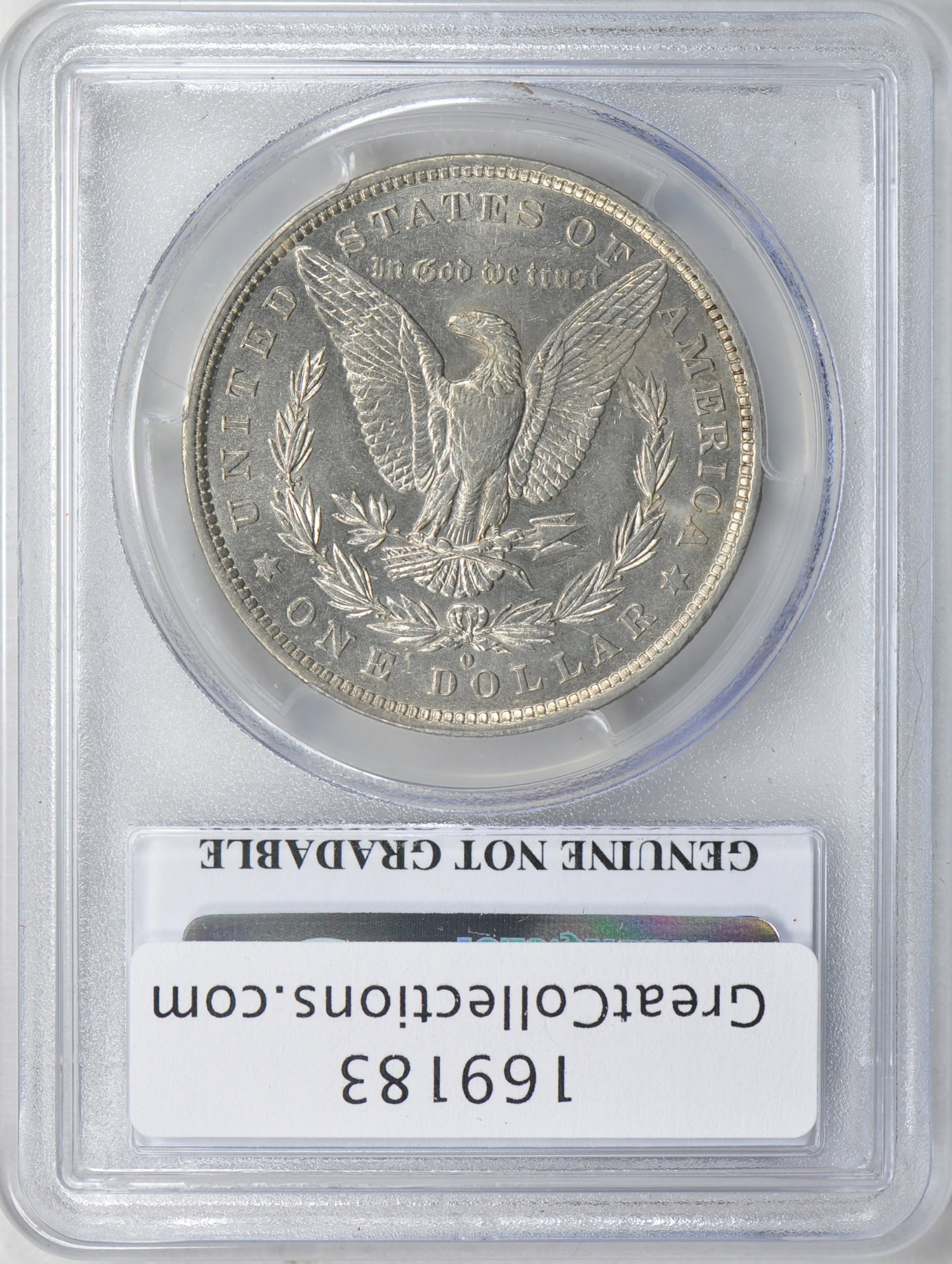 コレクション 1882 Morgan Silver Dollar 1882-O Morgan Silver Dollar PCGS Genuine AU Details (Item 169183