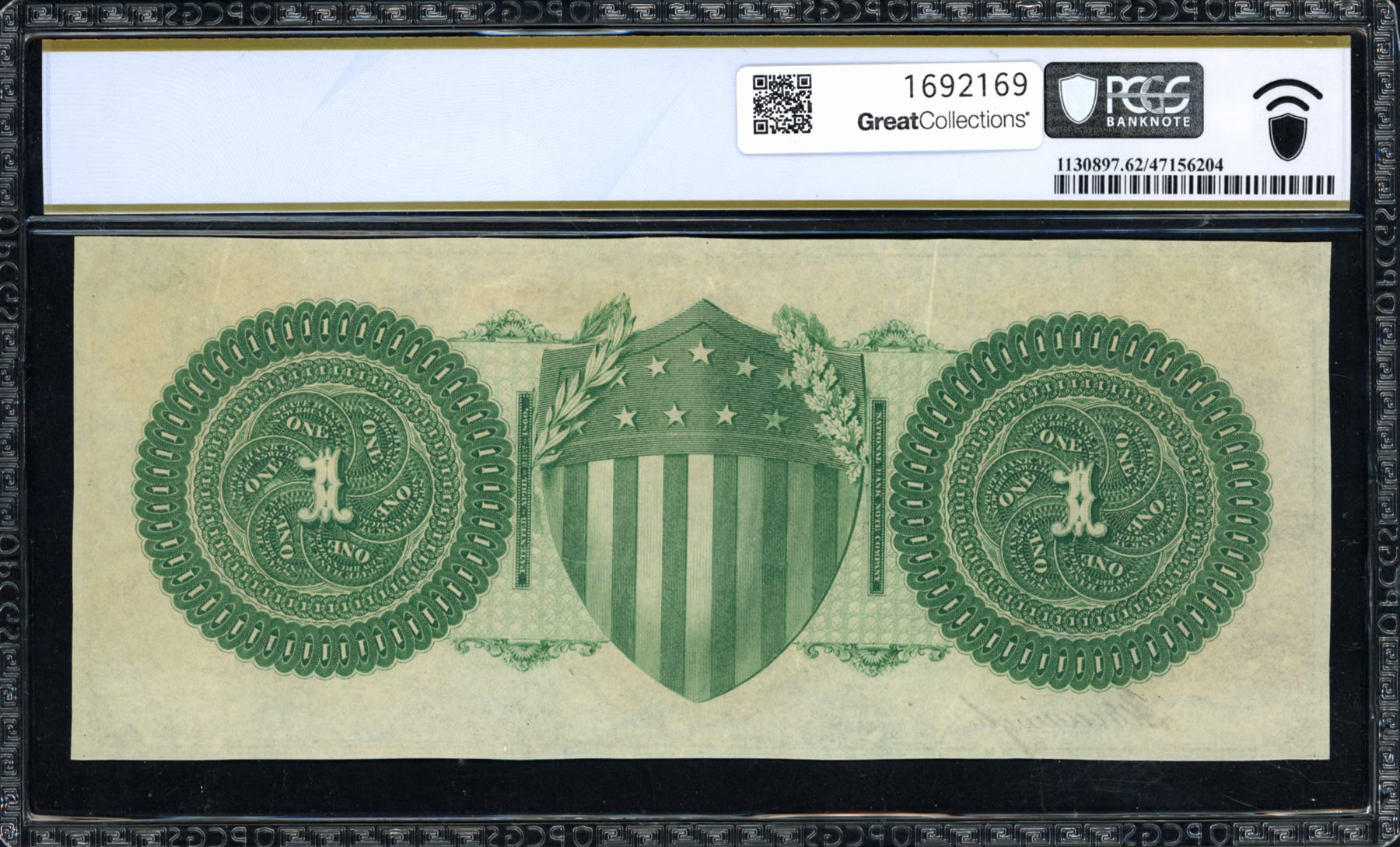 1860s New Brunswick, New Jersey State Bank at New Brunswick $1 ...