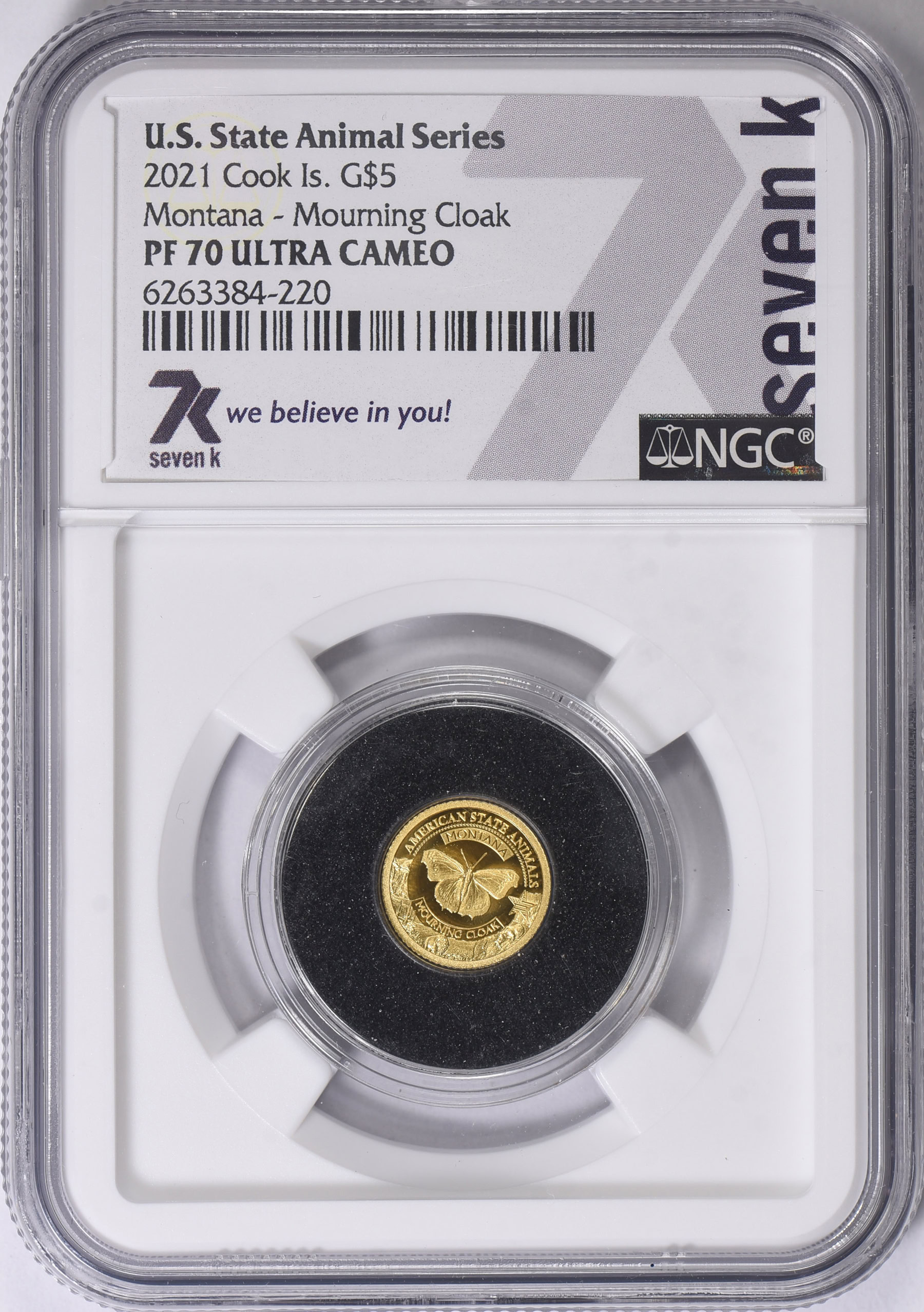 2021 クック諸島 5ドル 金貨 NGC アメリカ アニマル キベリタテハ 2021 クック諸島 5ドル 金貨 NGC アメリカ アニマル キベリタテハ 2021