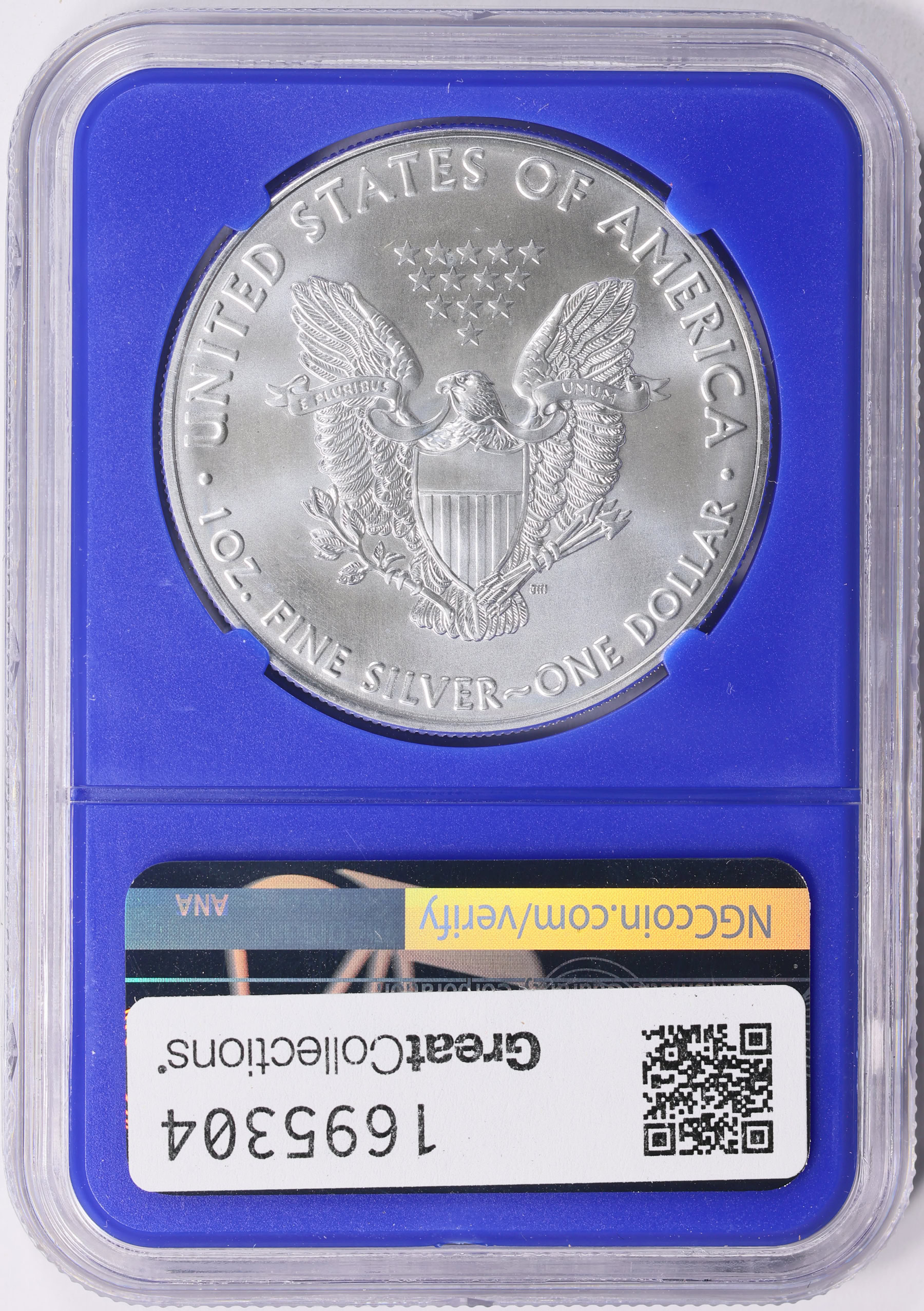 2018 $1 Silver Eagle Early Releases NGC MS-70 (Tough As They Come