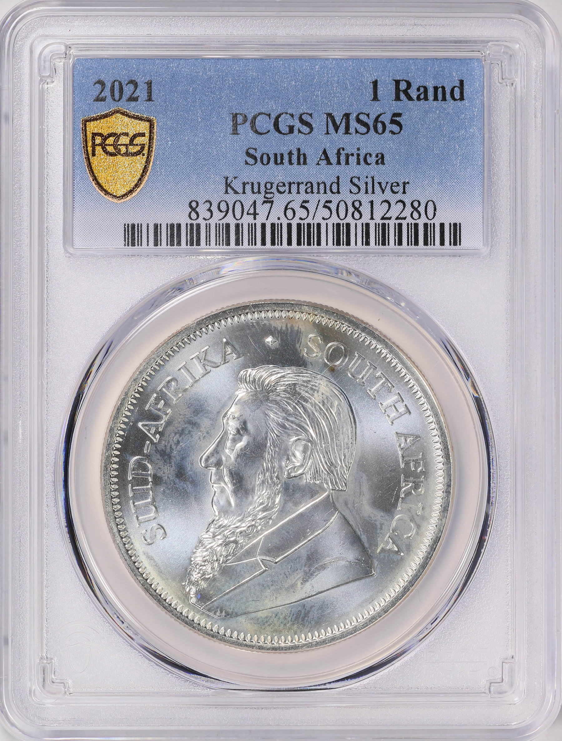 South Africa 2021 Silver Krugerrand KM-691 PCGS MS-65 (Item