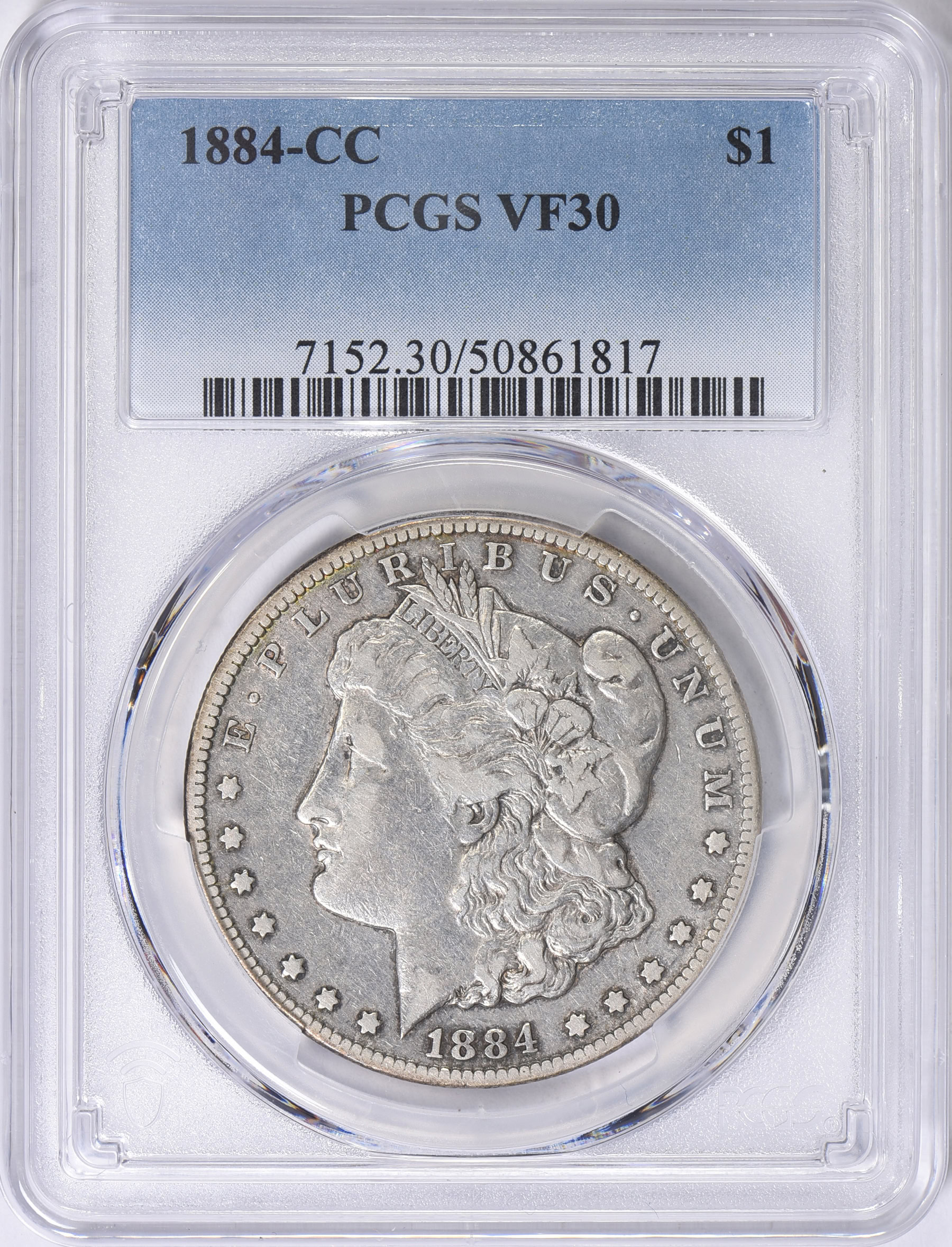 1884-CC Morgan Silver Dollar PCGS VF-30 (Item 1703062 ...