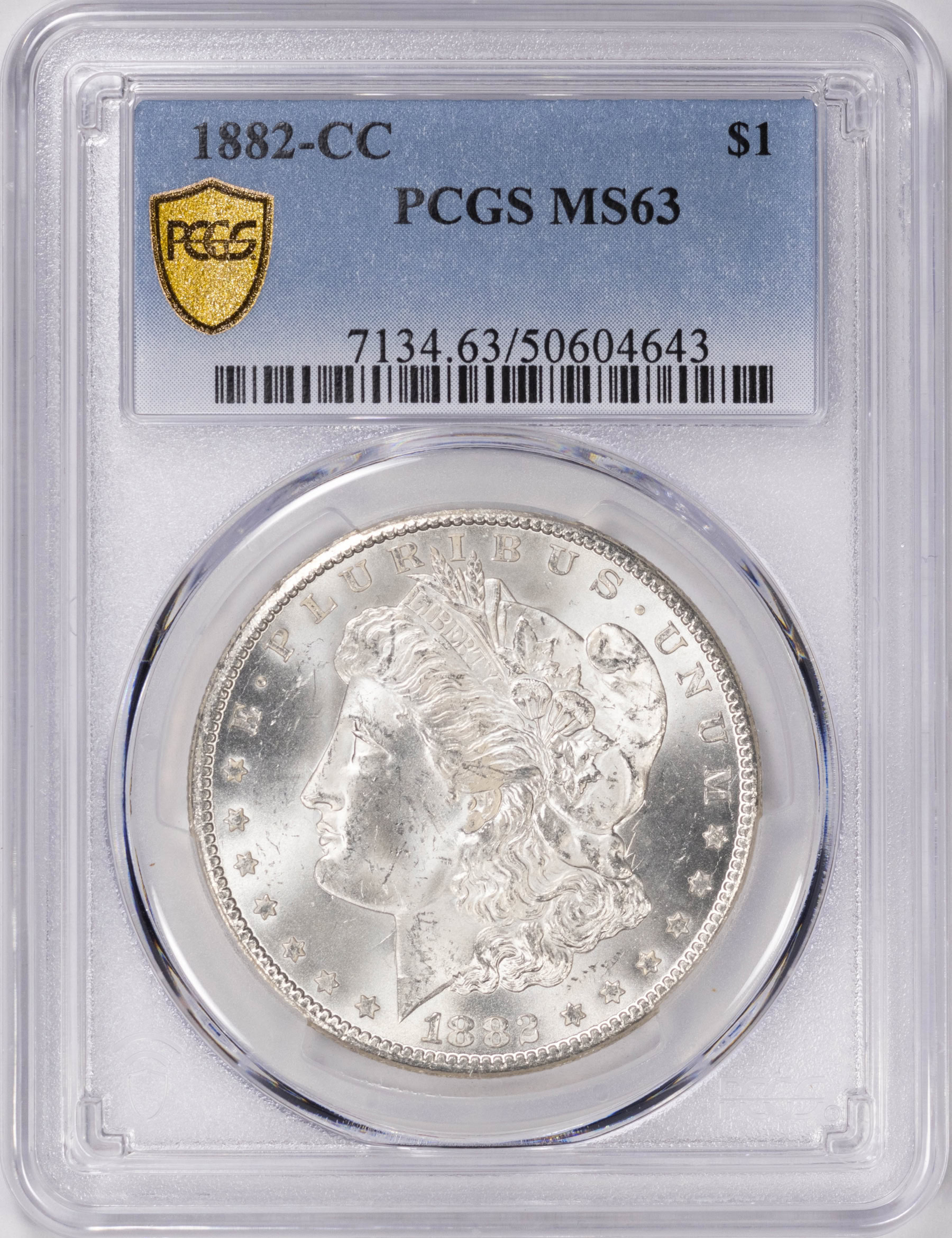 1882-CC Morgan Silver Dollar PCGS MS-63 (Item 1706542 ...
