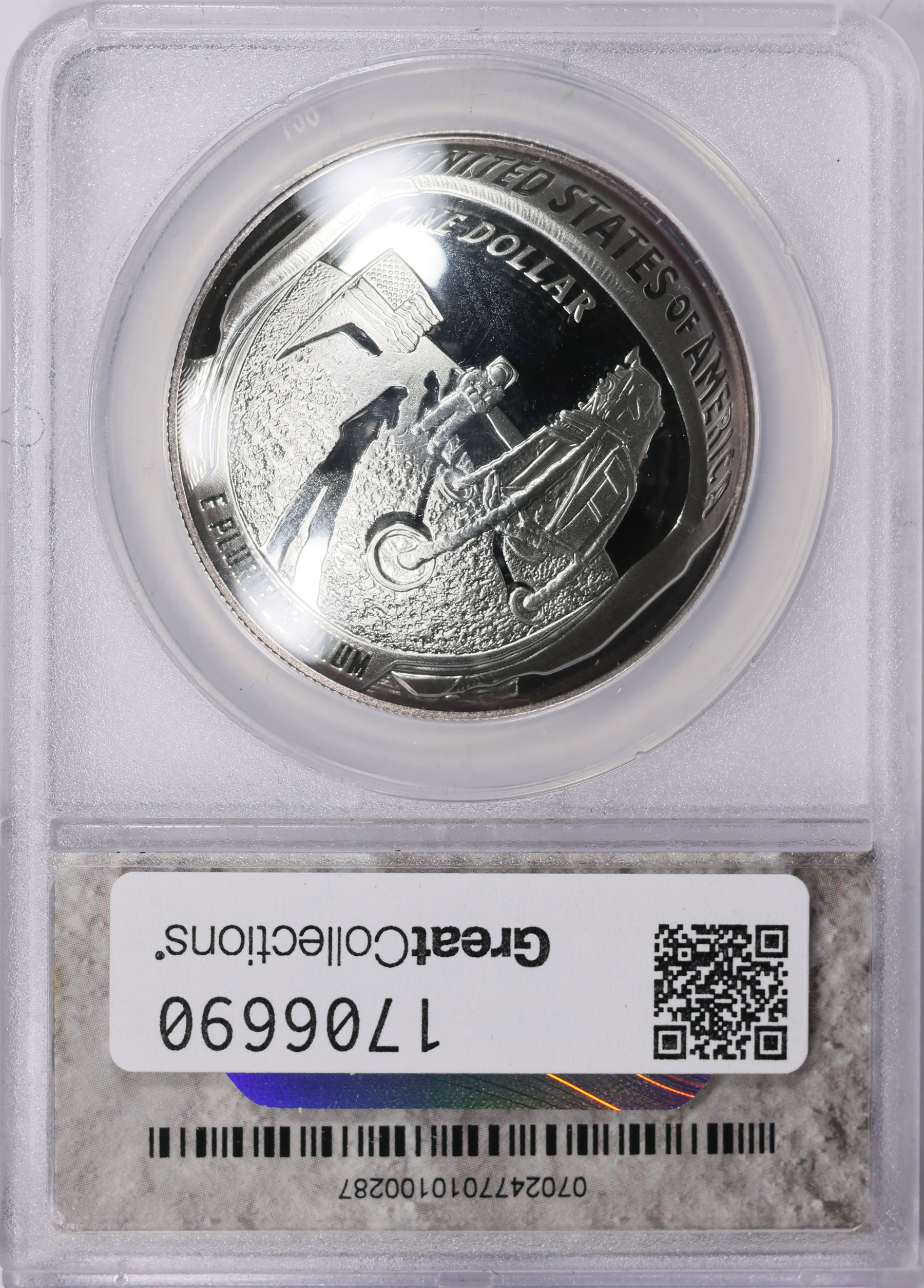 2019-P Apollo 11 50th Anniversary Silver Dollar First Day of Issue ...