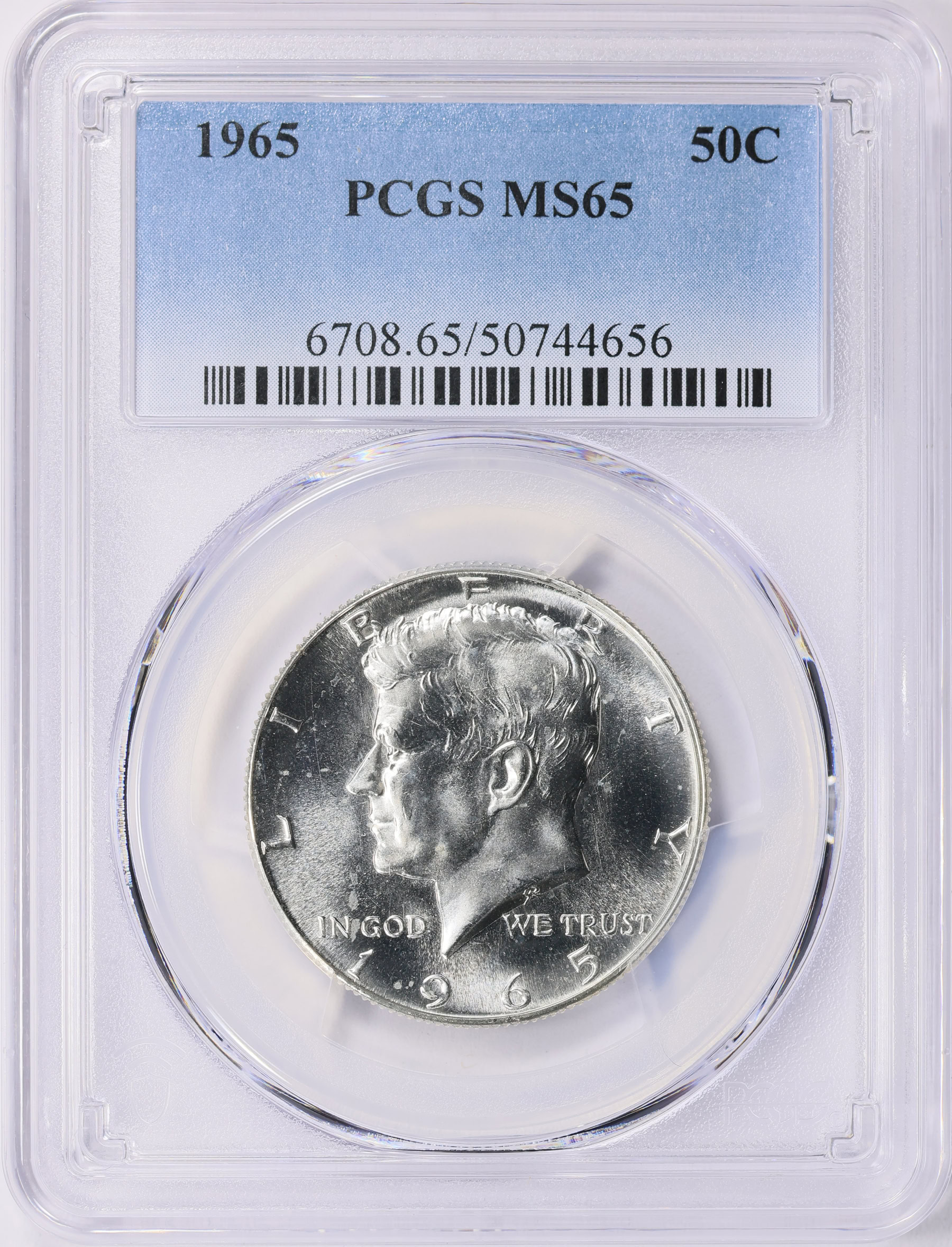 1965 Kennedy Half Dollar PCGS MS-65 (Item 1720681) | GreatCollections ...