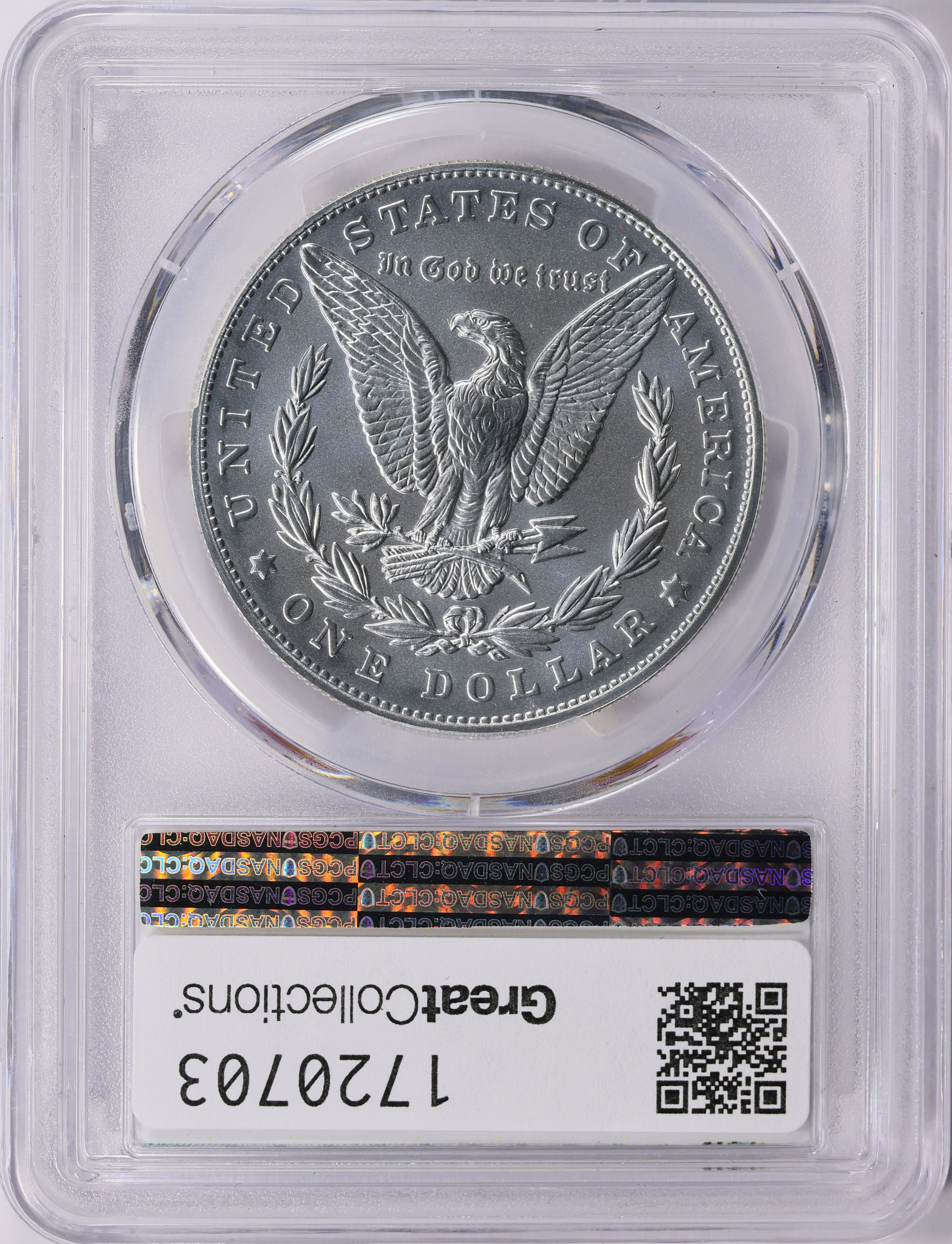 Authentic $1 Bill Commemorating 100th Anniversary Of Final Morgan Silver Dollar