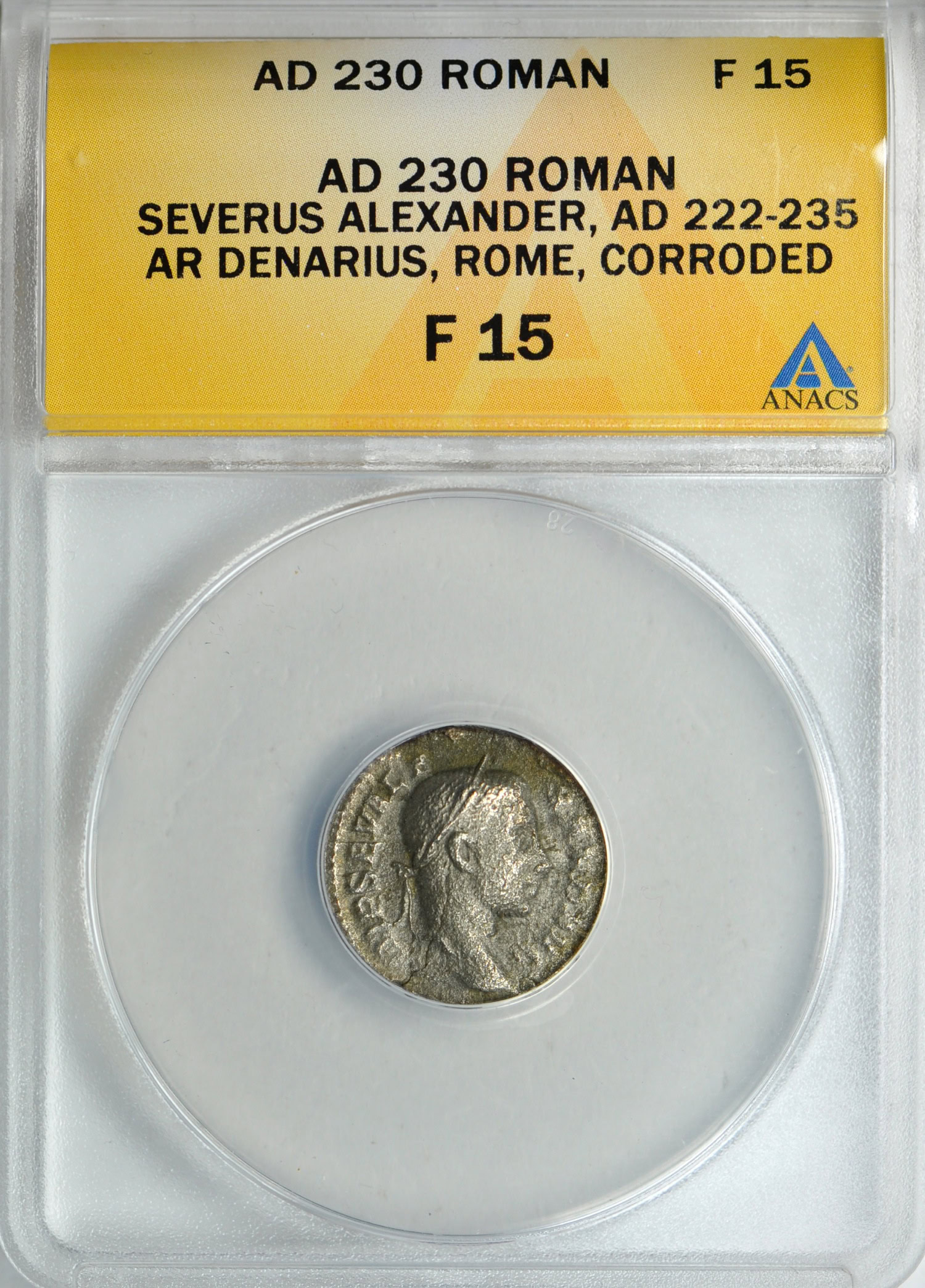 Ancient Roman AD 230 Severus Alexander, AD 222-235 AR Denarius Rome ...