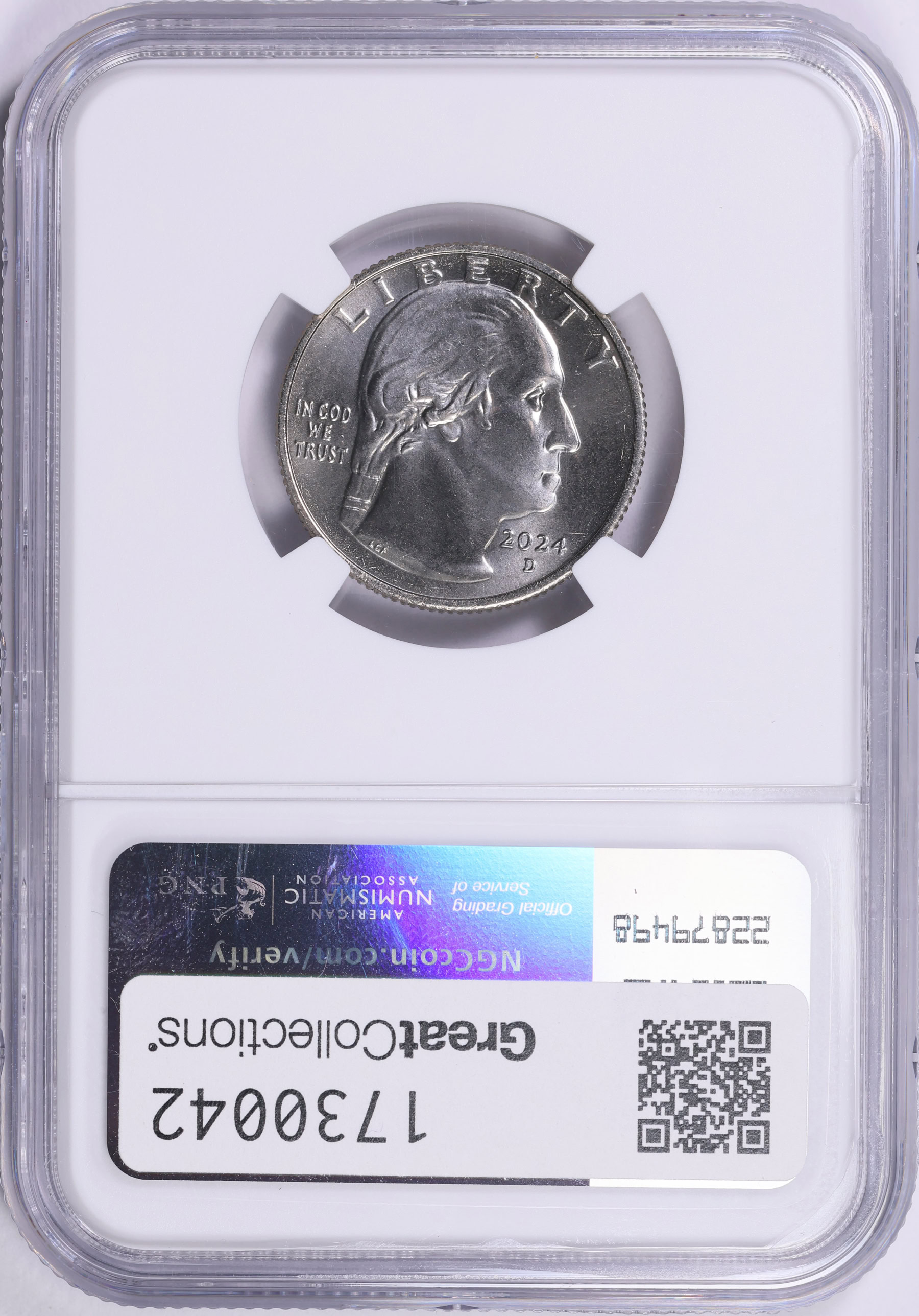 2024-D American Women Quarter Celia Cruz Early Releases NGC MS-68