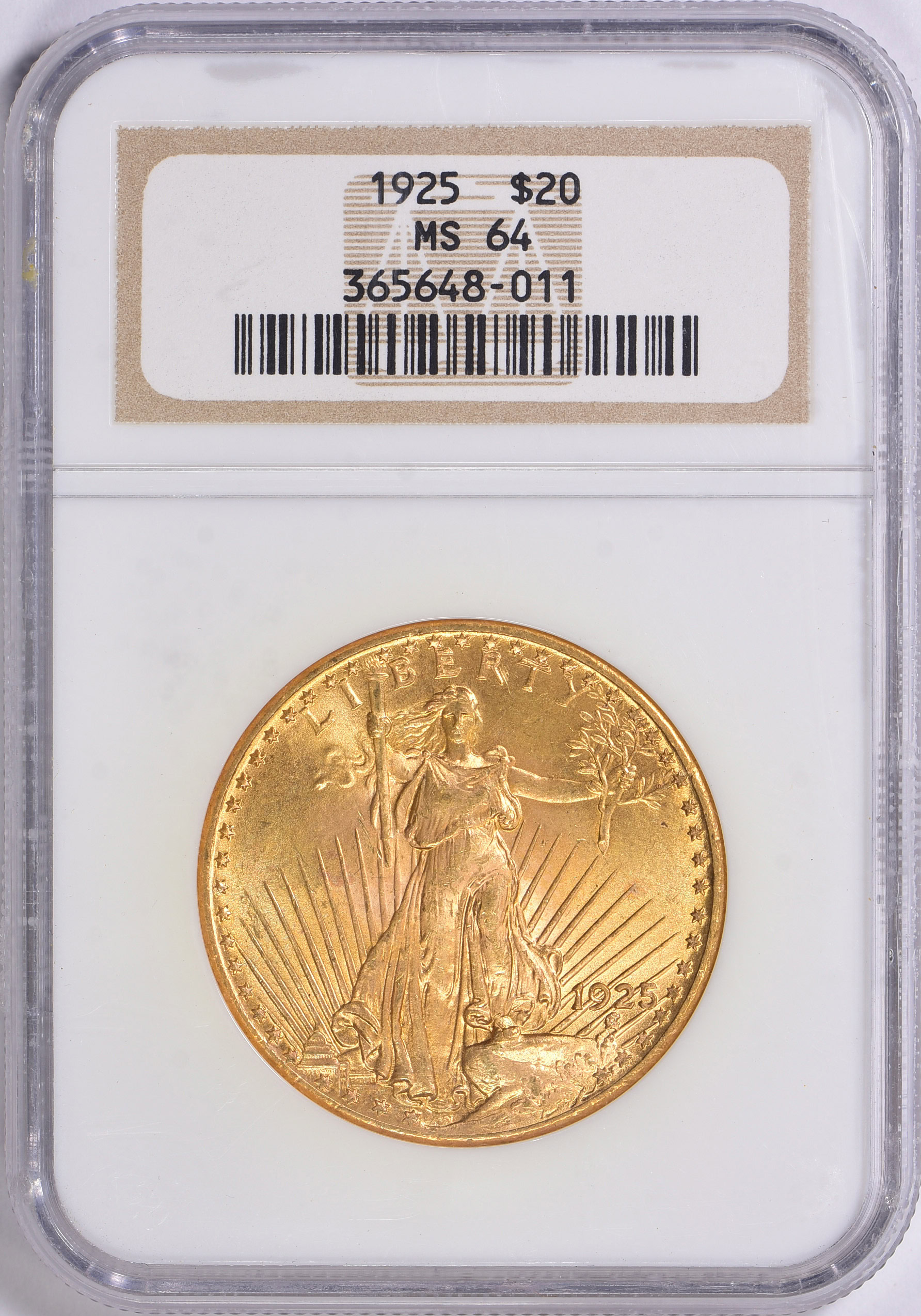 1925 Saint-Gaudens Gold Double Eagle NGC MS-64 (Item 1730053