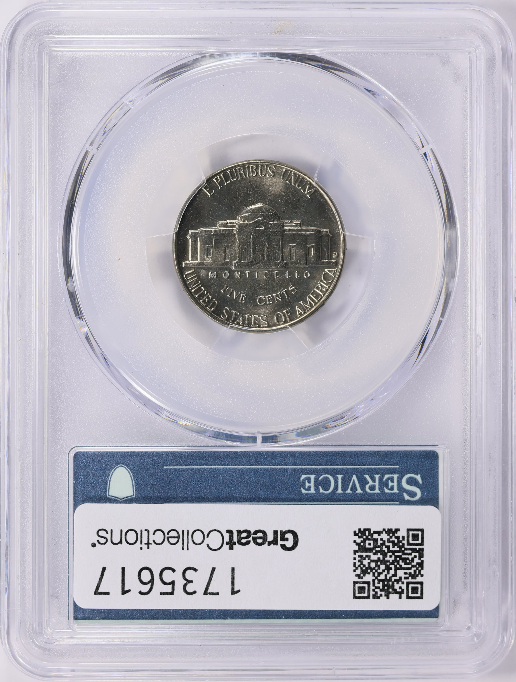 1963-D Jefferson Nickel PCGS MS-66 (OGH 35th Anniversary Label