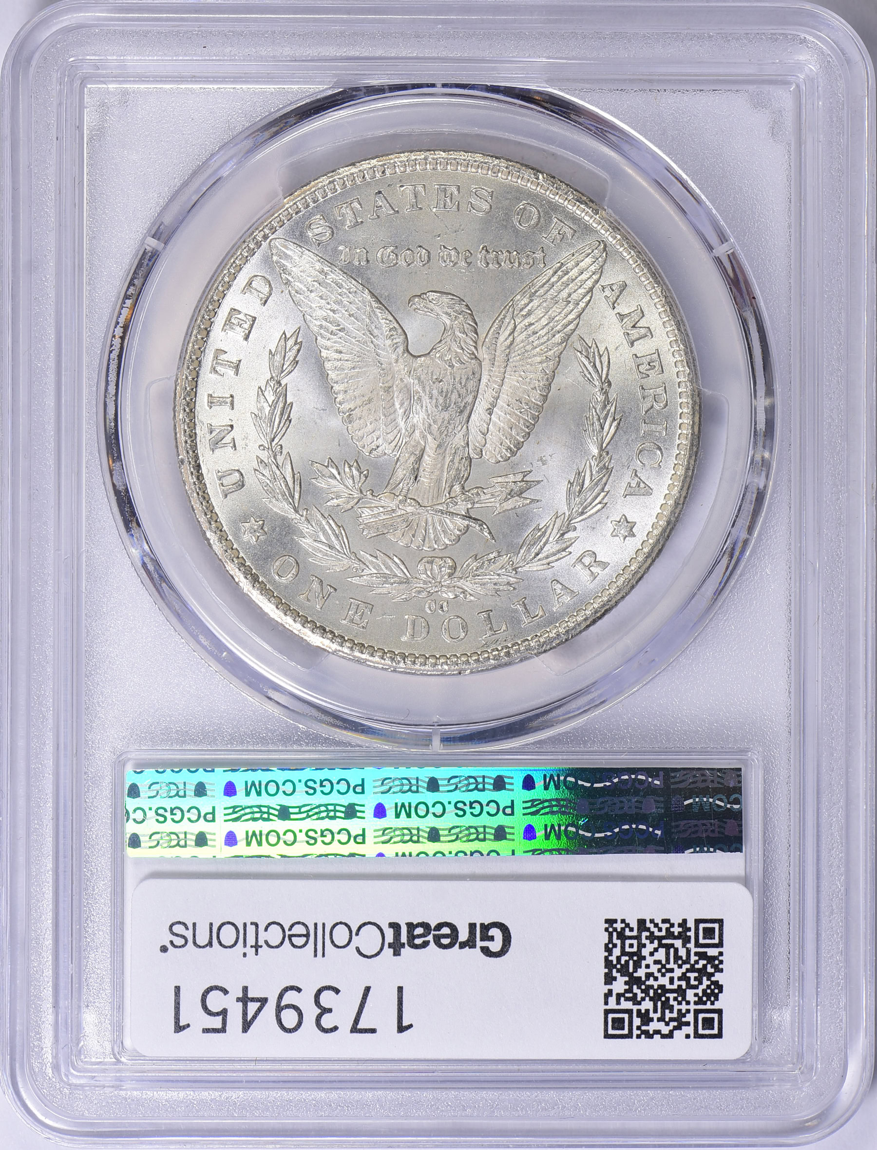 1882-CC Morgan Silver Dollar PCGS MS-63 (Item 1739451