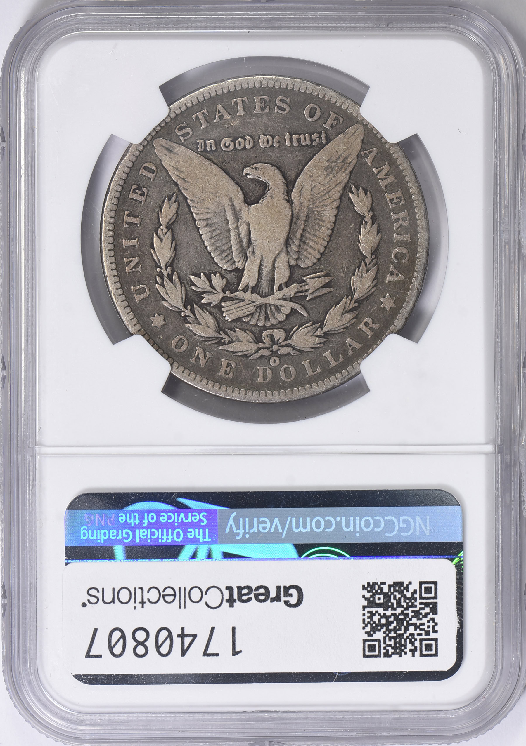 1900-O/CC Morgan Silver Dollar Top 100 NGC G-06 (Bill Fivaz Signed