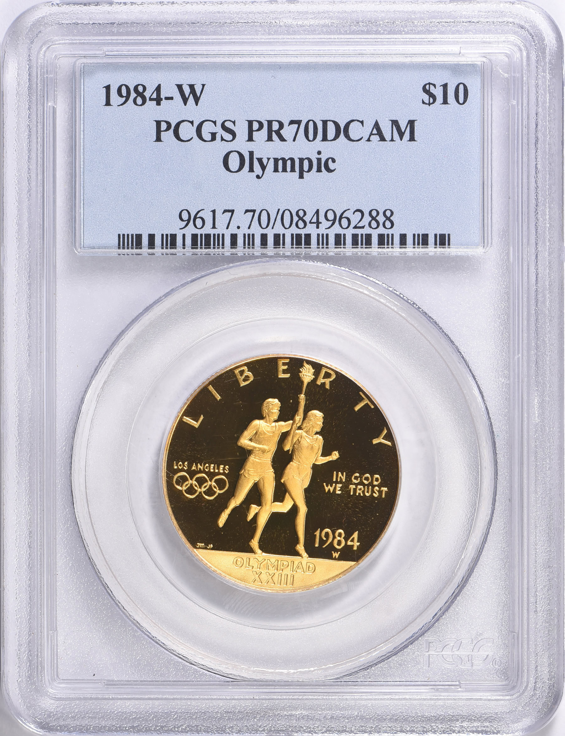 Broche Vintage Jeux Olympiques Los Angeles 1984 - Sam L'aigle Athlétisme (javelot)