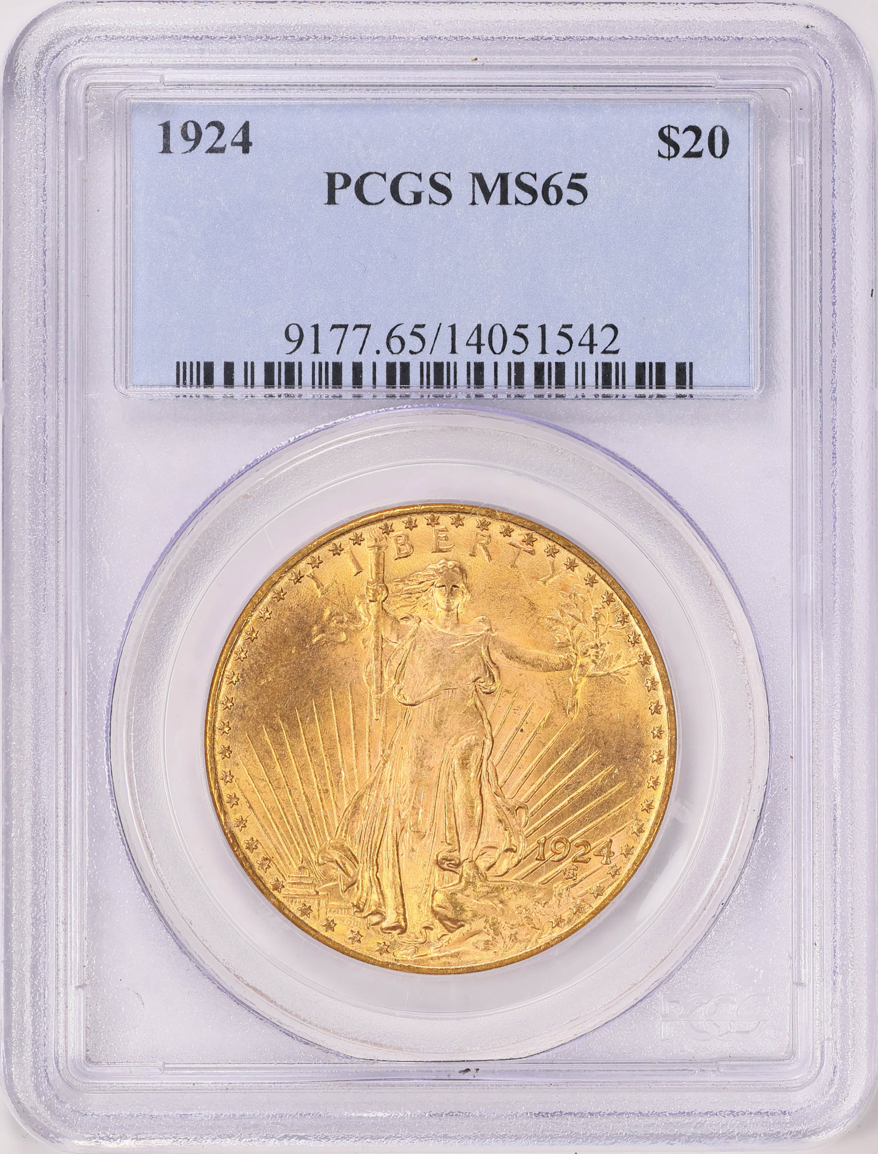 1924 Saint-Gaudens Gold Double Eagle PCGS MS-65 (Item 1743699 ...