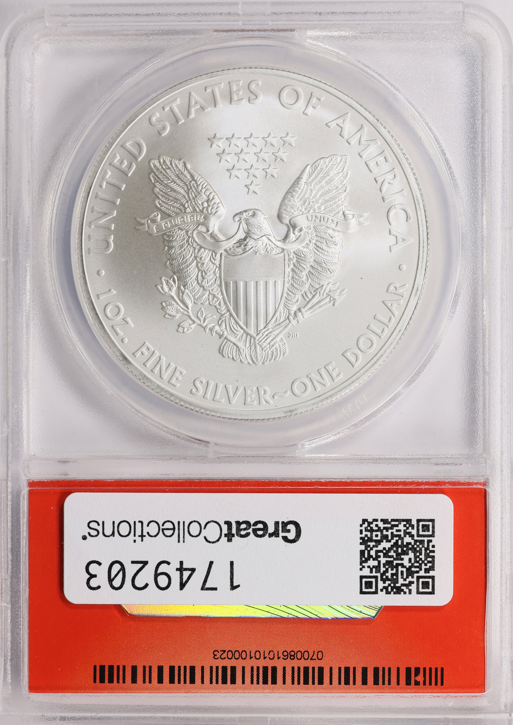 2012-(S) $1 Silver Eagle Struck at San Francisco First Release