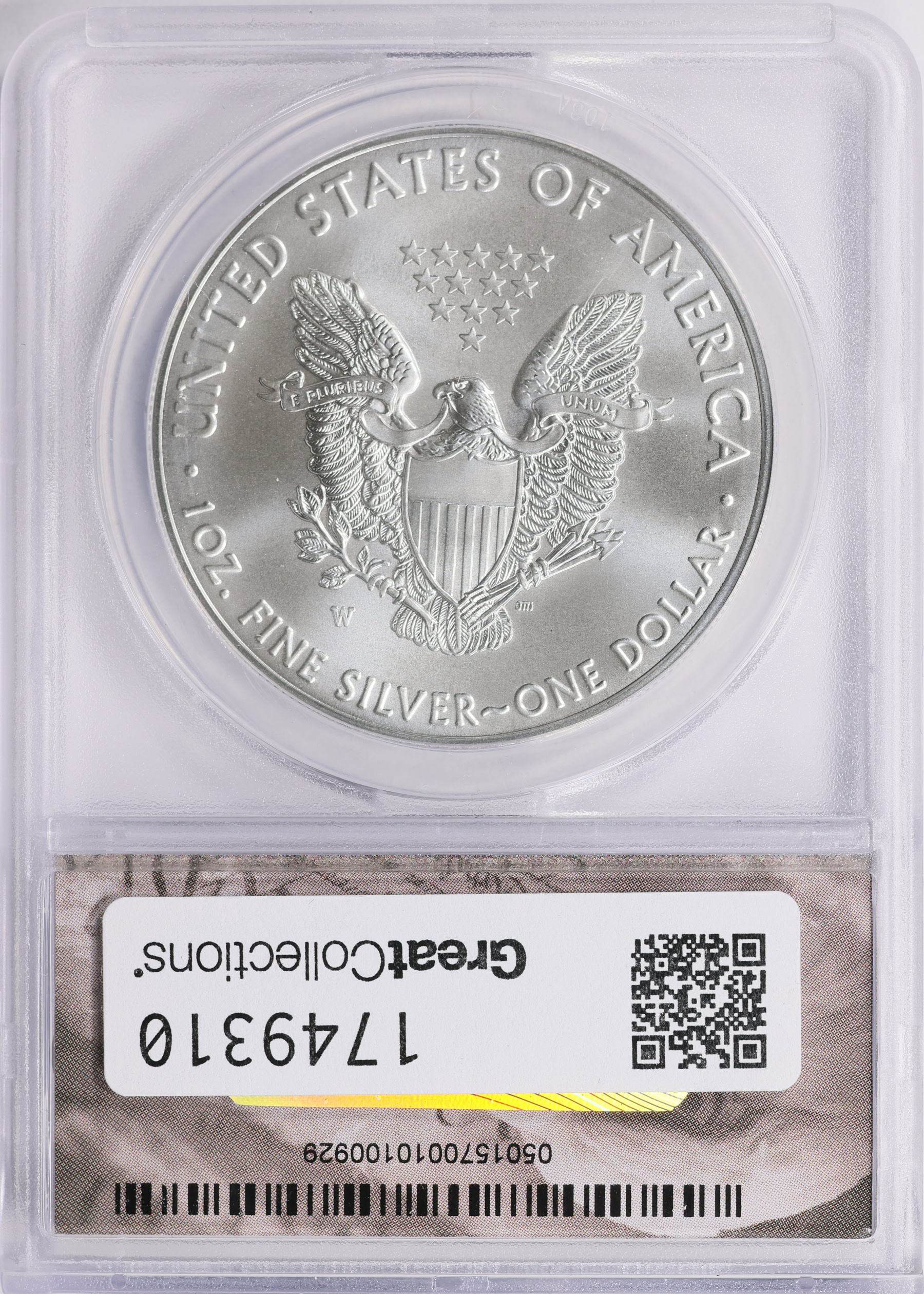 2017-W $1 Silver Eagle ANACS SP-70 (Item 1749310