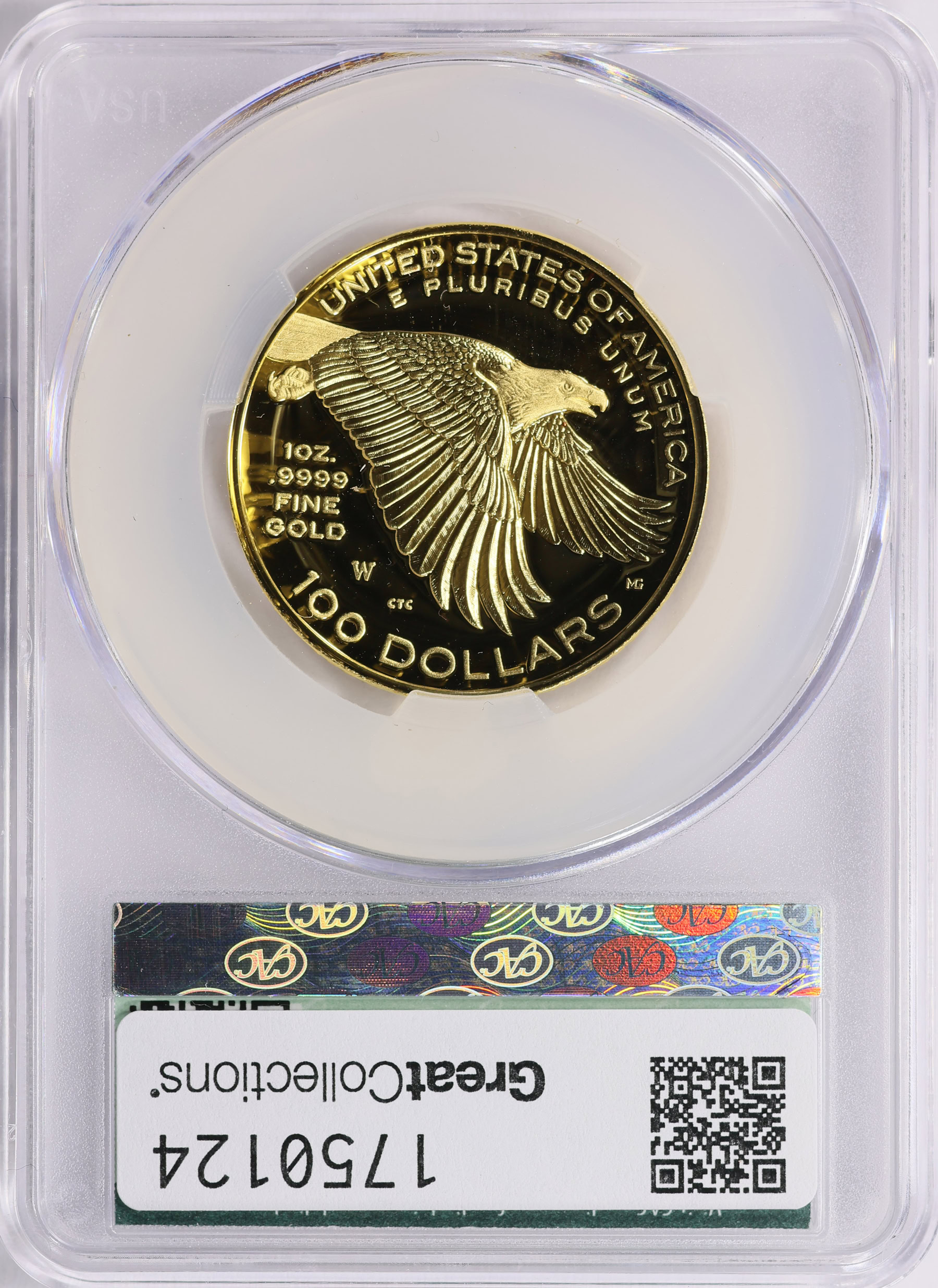 2017-W Gold $100 American Liberty High Relief 225th Anniversary