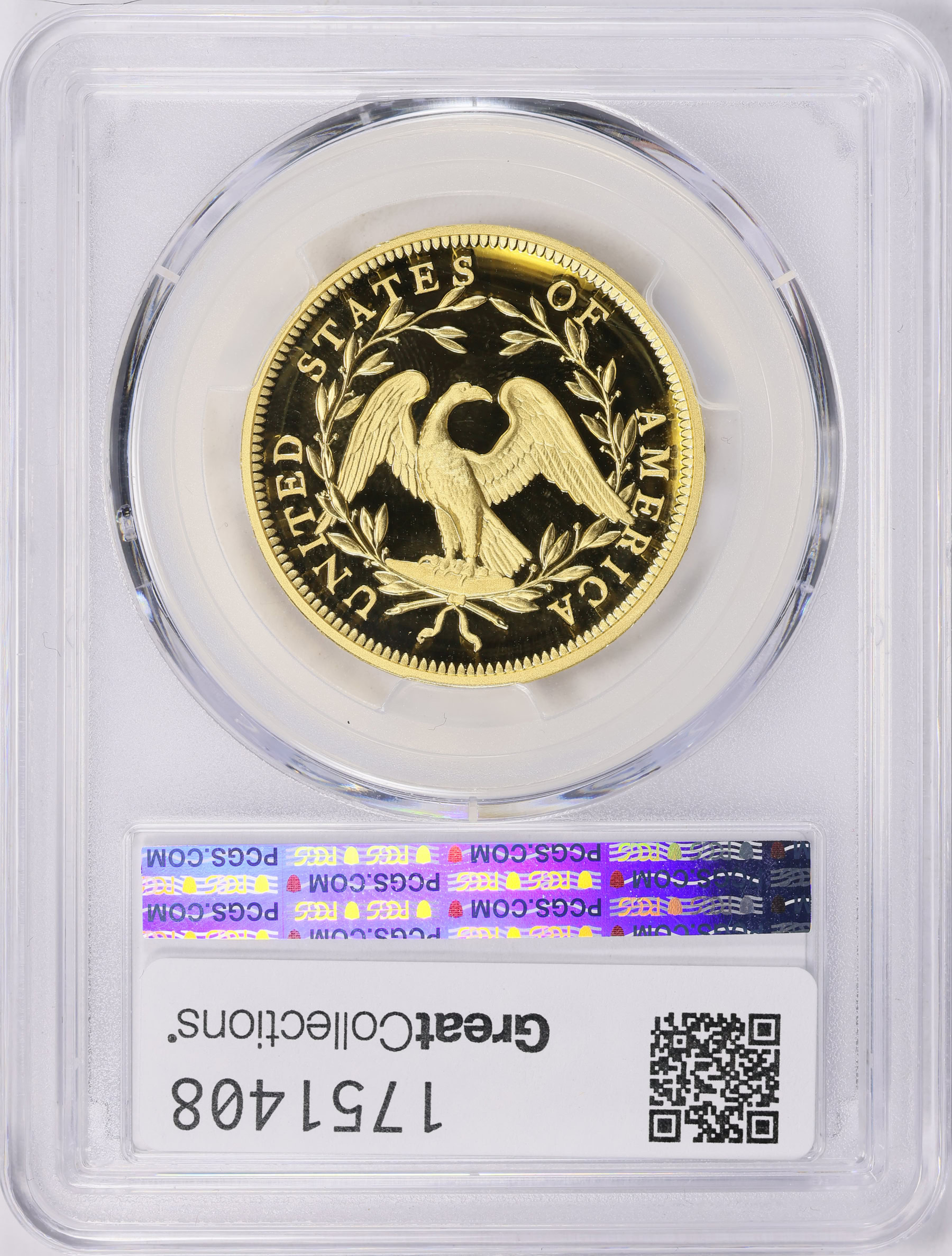 230th Anniversary Flowing Hair High Relief Gold Coin 2024 Flowing Hair High Relief Gold Dollar 230th Anniversary PCGS Proof