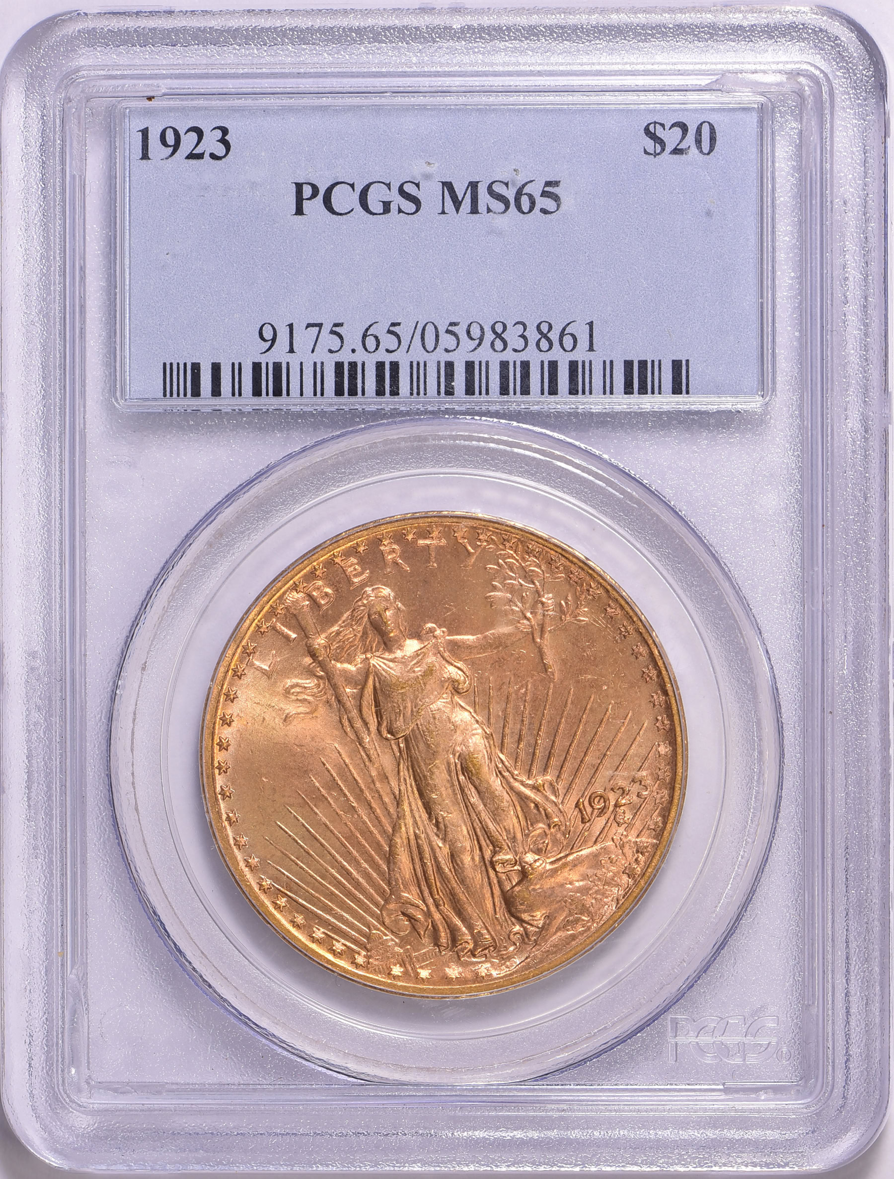 1923 Saint-Gaudens Gold Double Eagle PCGS MS-65 (Item 1753082 ...
