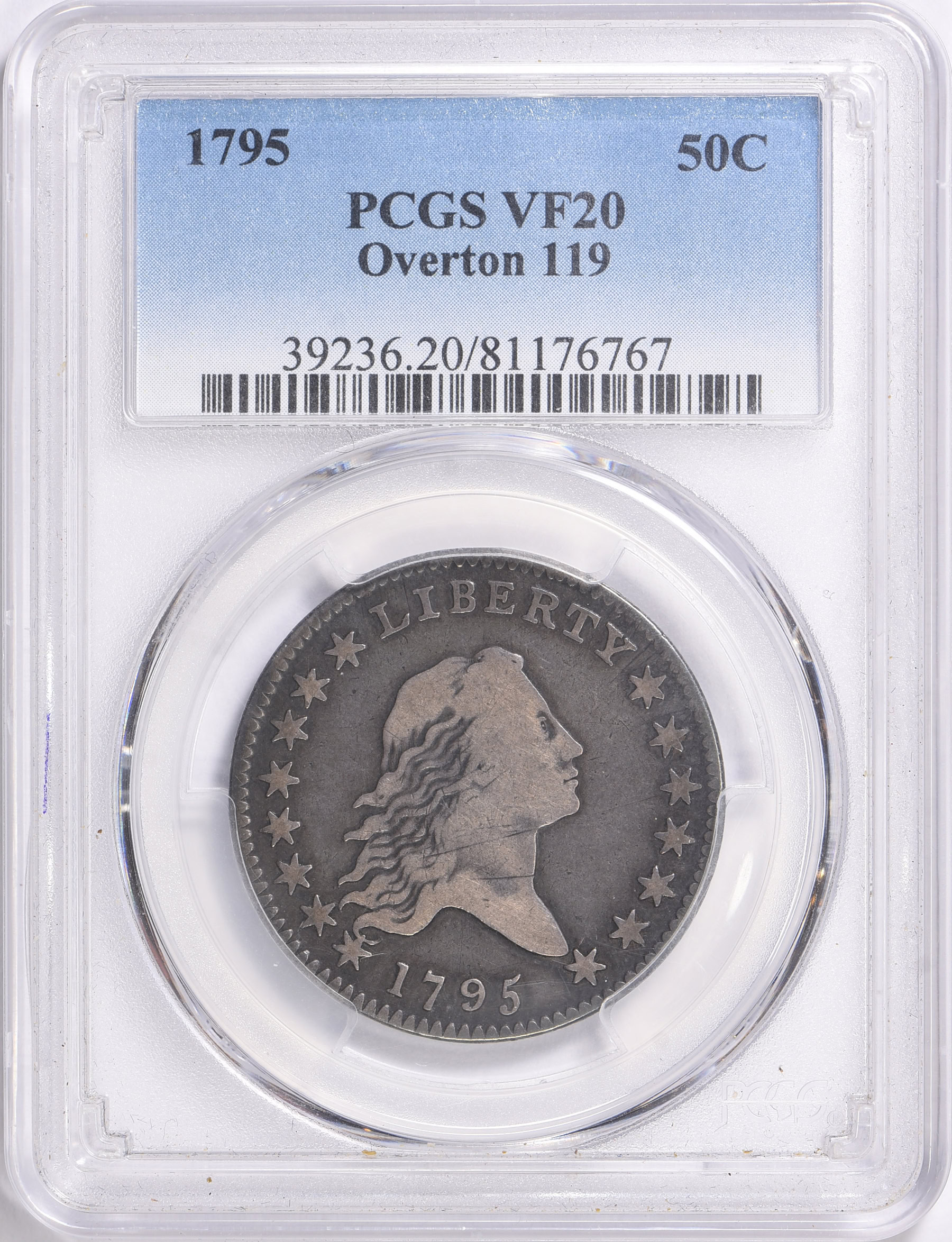 ドラミ様 20 1795 Flowing Hair Silver Dollar PCGS VF-20 OGH (Item 2051133